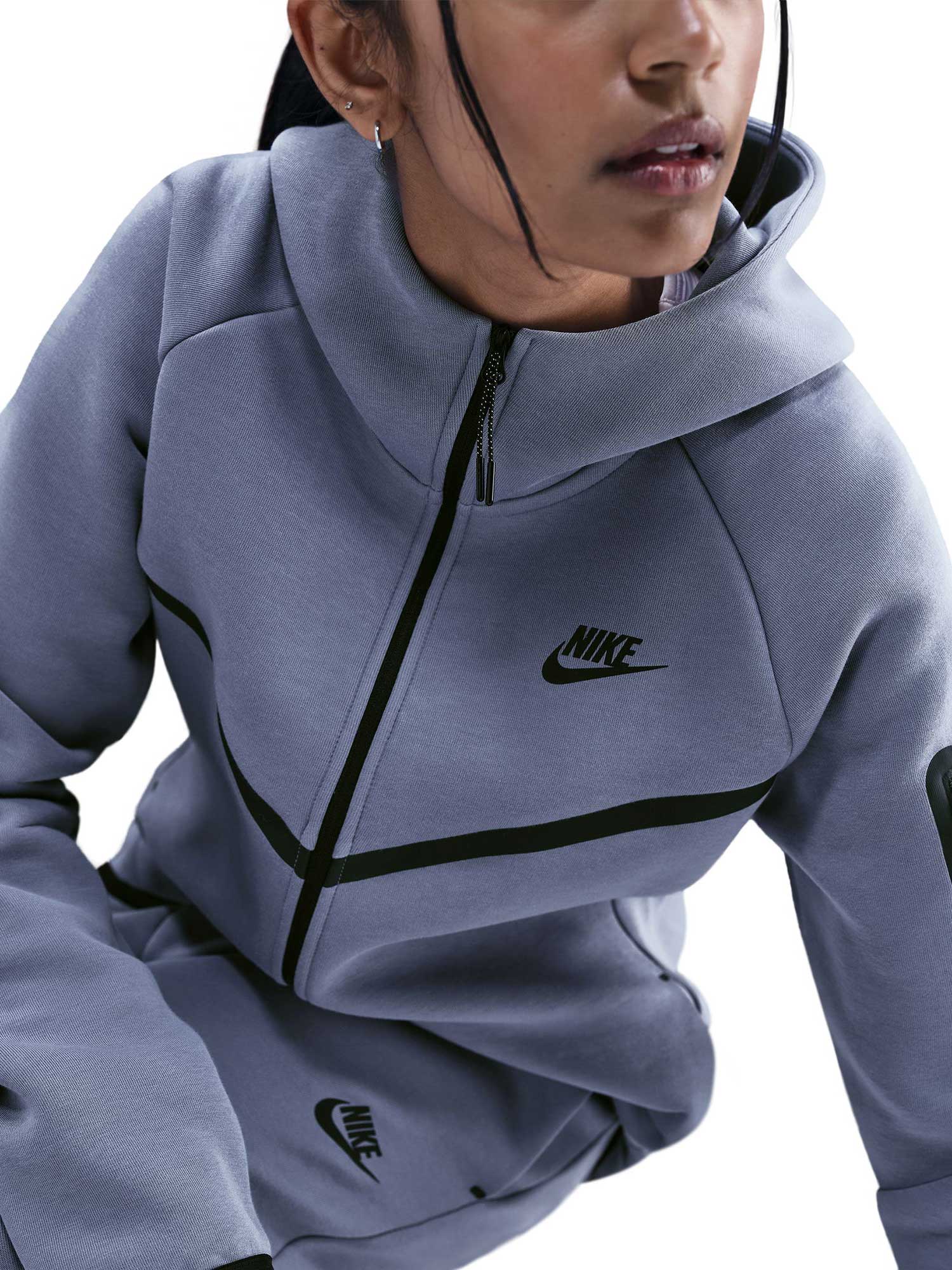 NIKE Суитшърт W NSW TCH FLC WR FZ HDY 2