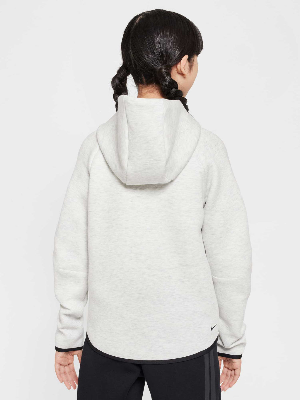 NIKE Суитшърт G NSW TCH FLC HD FZ LS - PD