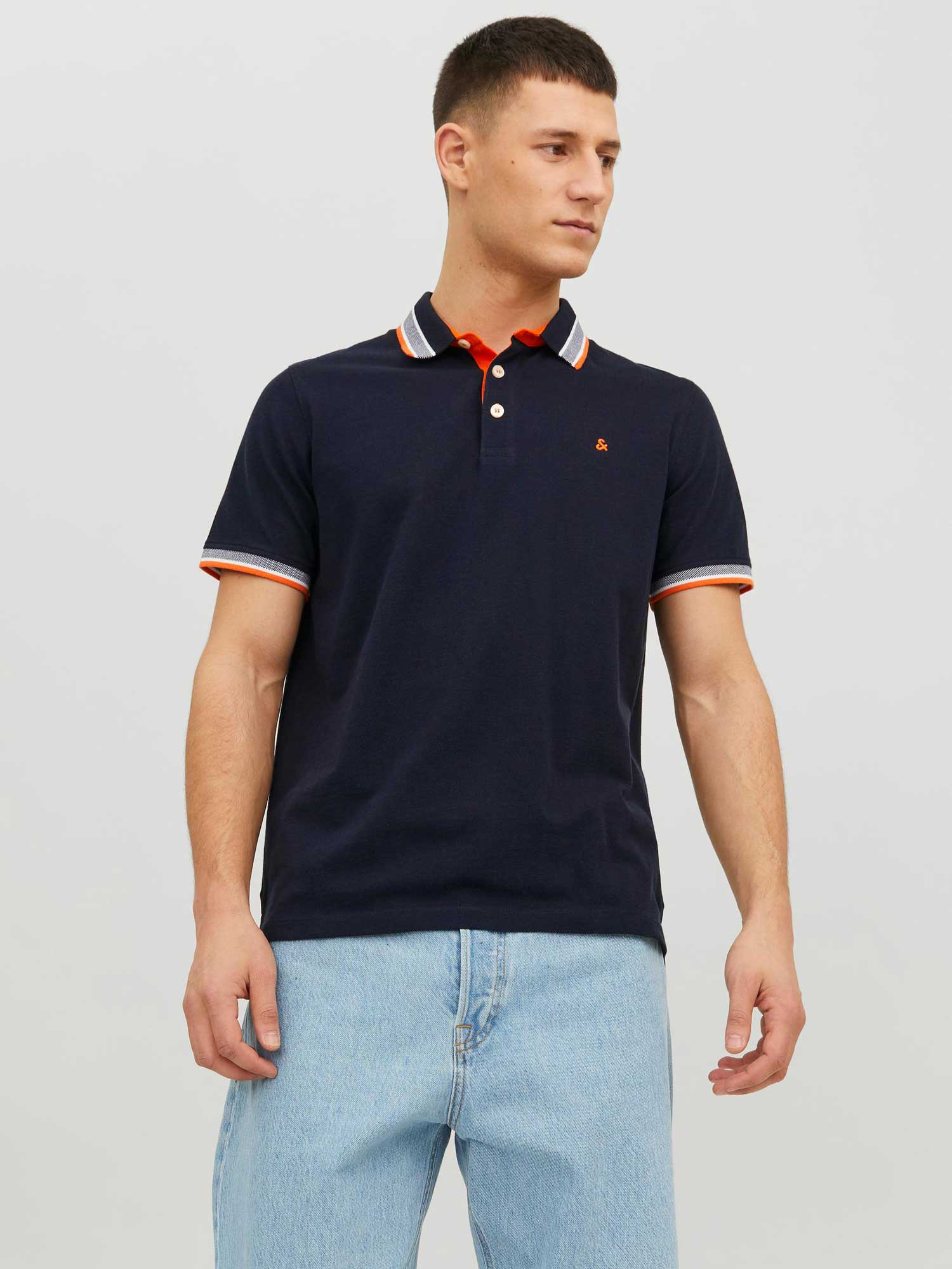 JACK & JONES Тениска JJEPAULOS POLO SS NOOS