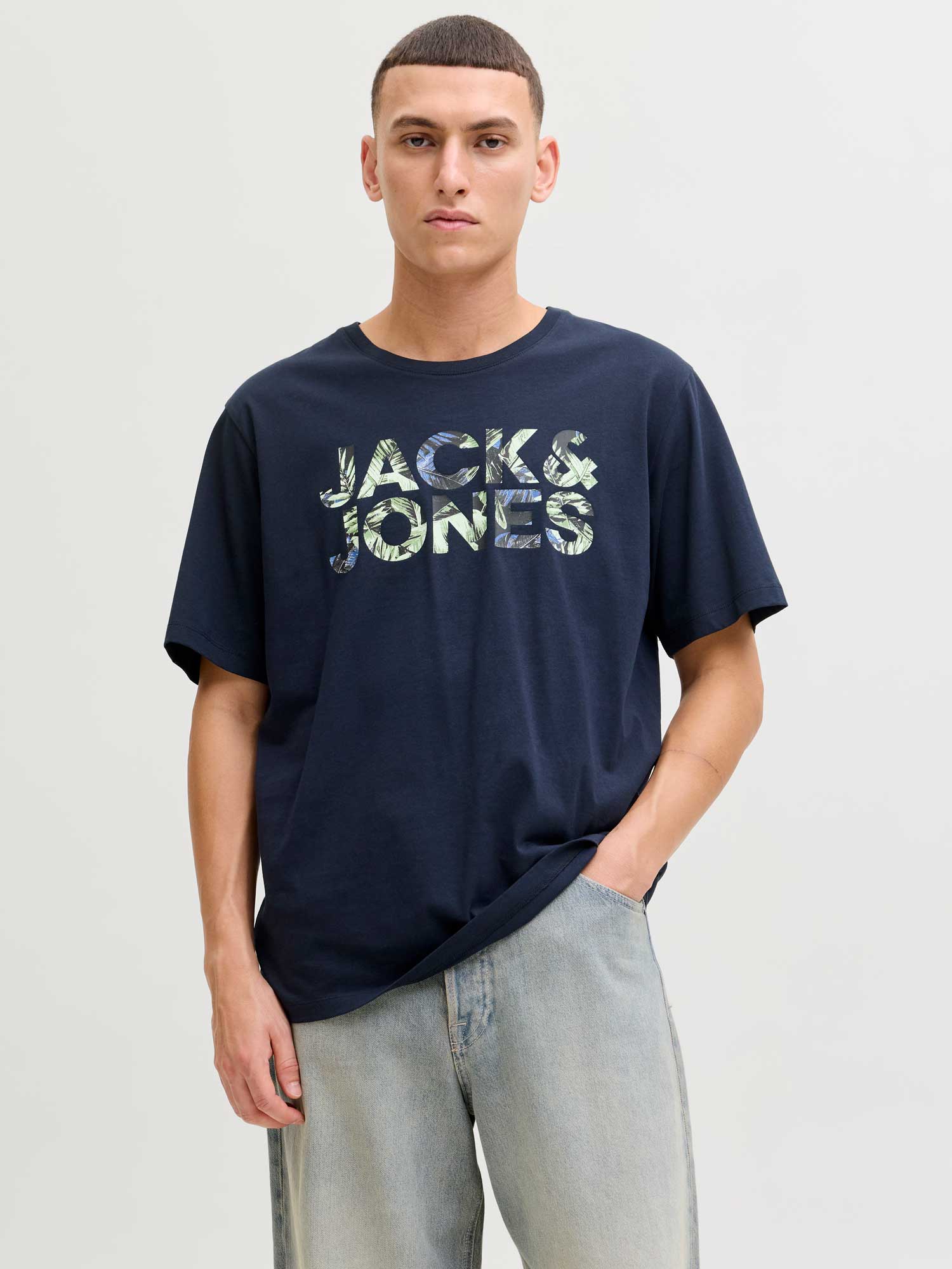 JACK & JONES Тениска JJEJEFF LOGO TEE SS SN