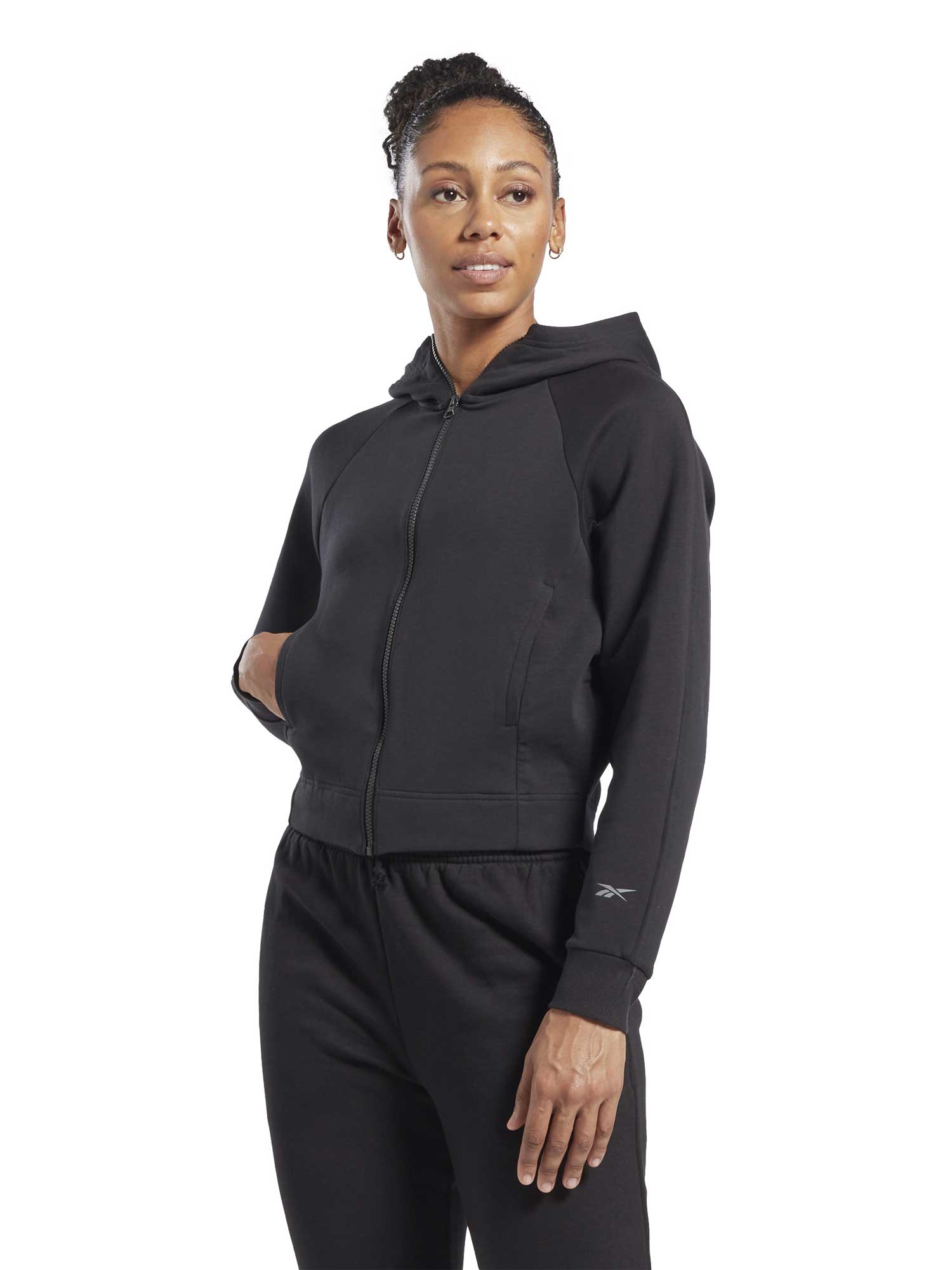REEBOK Суитшърт DreamBlend Cotton Zip-Up Hoodie