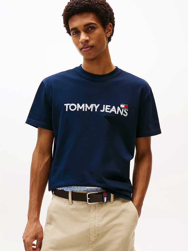 TOMMY JEANS Тениска TJM REG BADGE PLAY TEE
