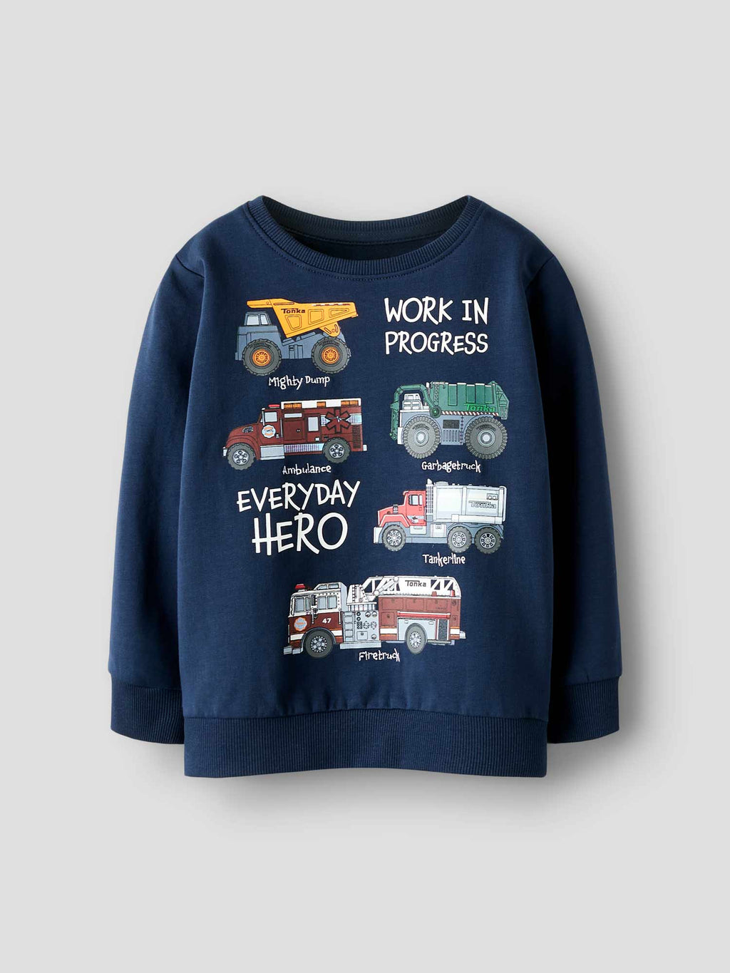 NAME IT Блуза NMMORSON TONKA NREG SWEAT BRU CPLG