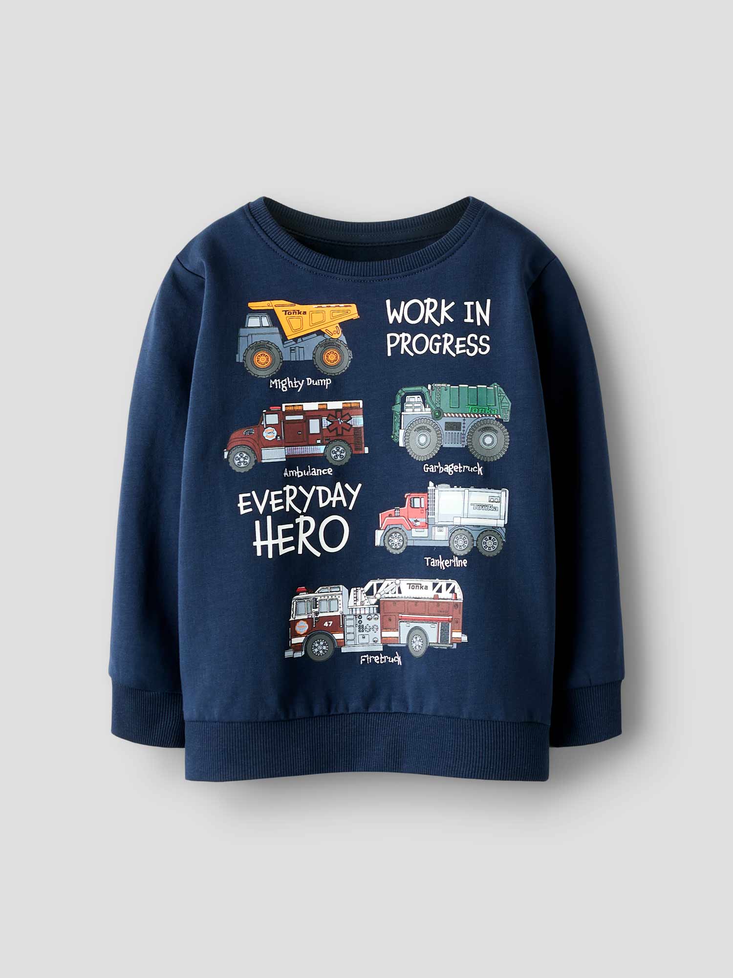 NAME IT Блуза NMMORSON TONKA NREG SWEAT BRU CPLG