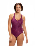 SPEEDO Цял бански WOMENS LOGO DEEP U-BACK