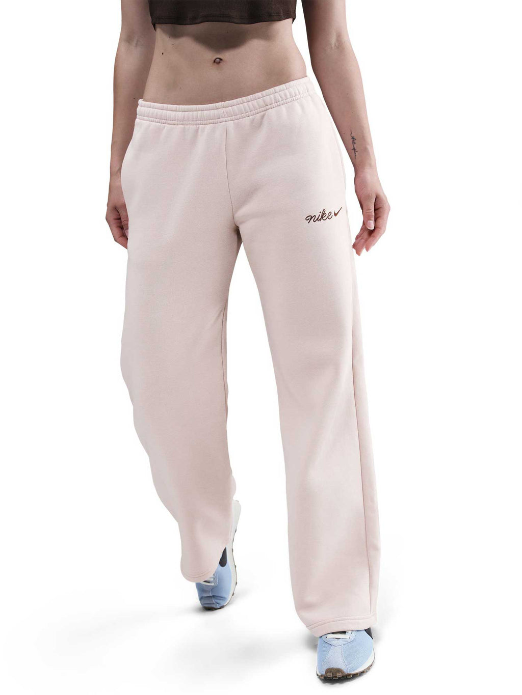 NIKE Спортно долнище W NSW PHNX FLC STRGHT LEG PNT