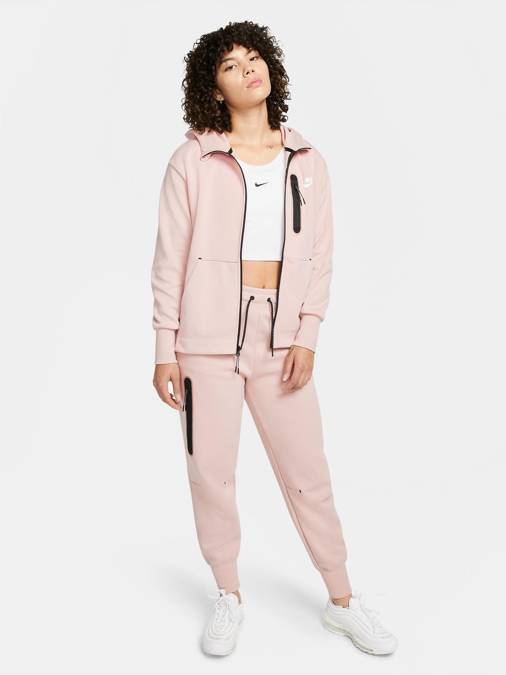 NIKE Спортно долнище W TCH FLC ESSNTL HR PNT