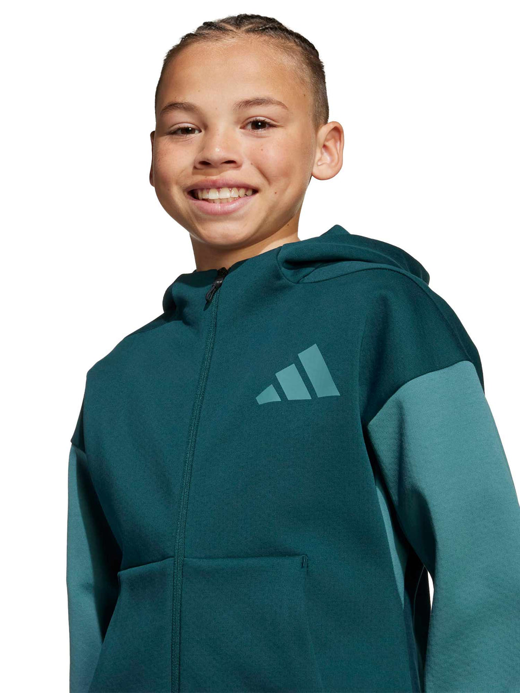 ADIDAS SPORTSWEAR Суитшърт Z.N.E. Full-Zip Colorblocked Hoodie Kids