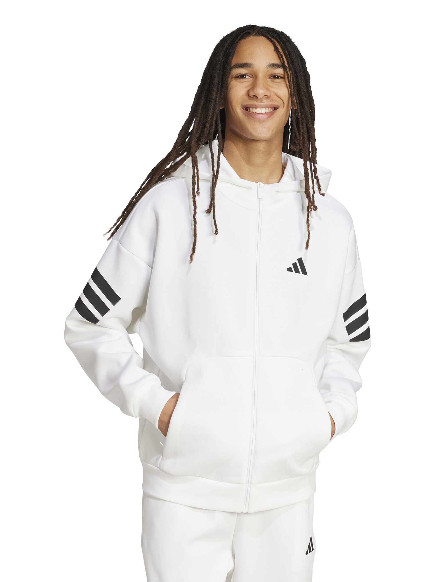 ADIDAS SPORTSWEAR Суитшърт Future Icons 3-Stripes Full-Zip Hoodie