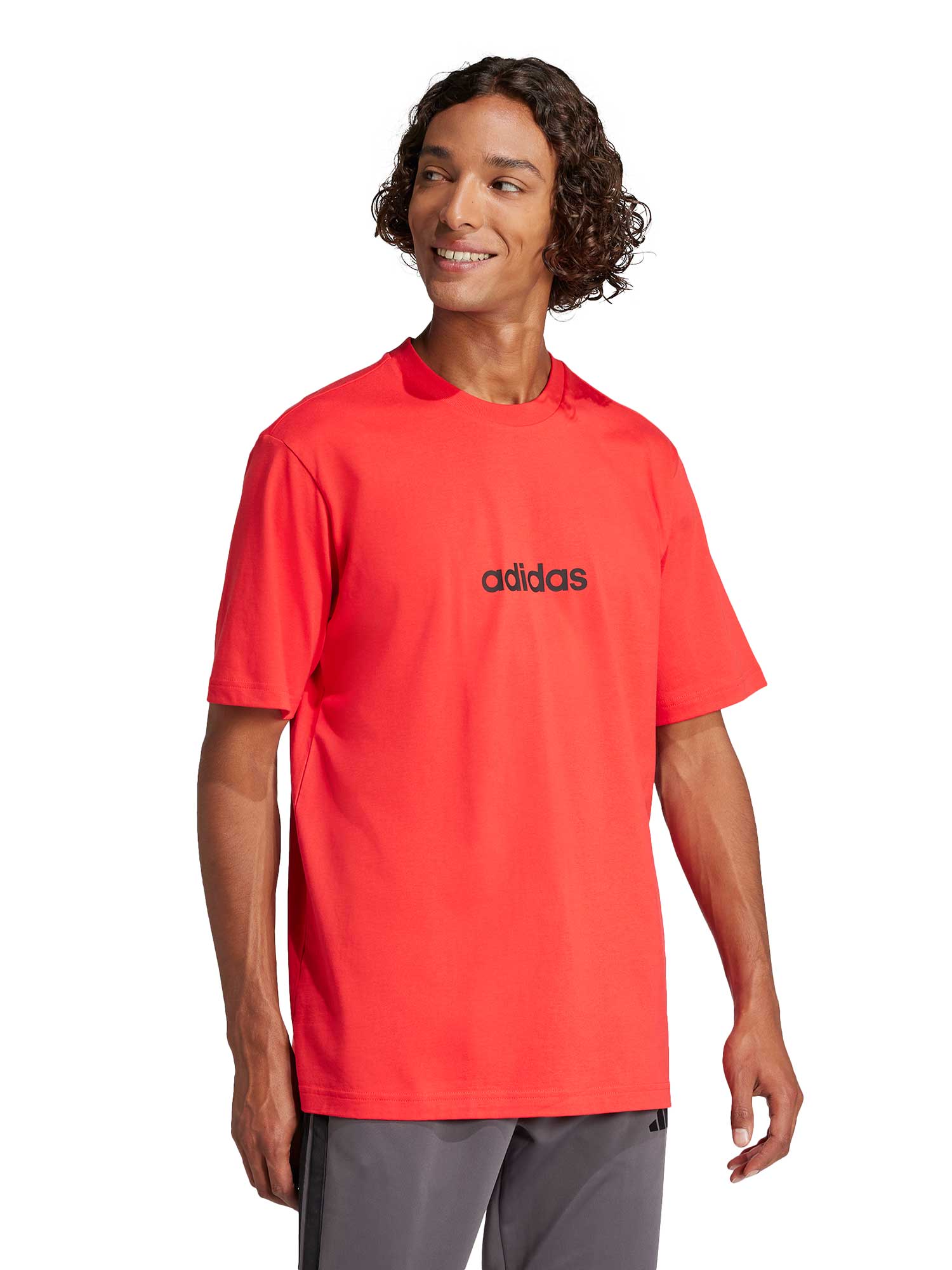 ADIDAS SPORTSWEAR Тениска Essentials Linear Single Jersey Tee