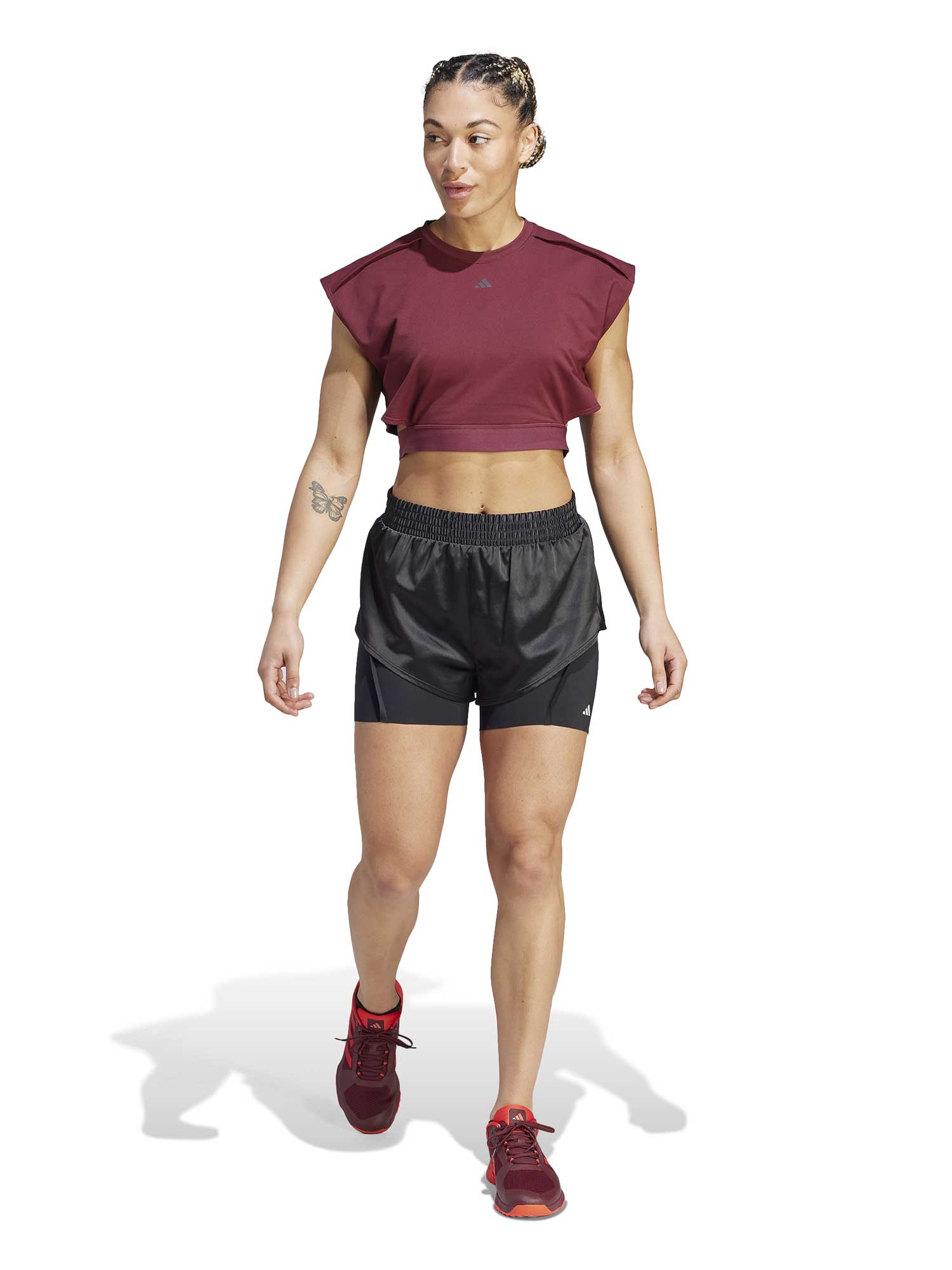 ADIDAS PERFORMANCE Къси панталони Power AEROREADY 2-in-1