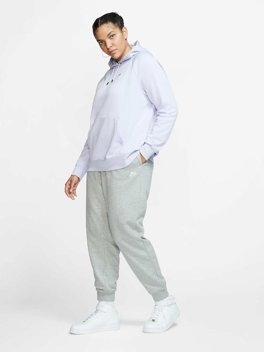 NIKE Спортно долнище ESSNTL FLC MR