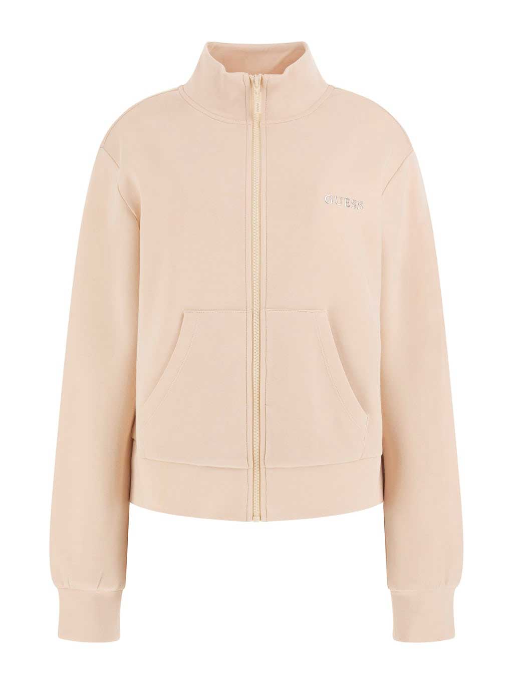 GUESS Спортно горнище GELSEY FULL ZIP SWEATSHIRT