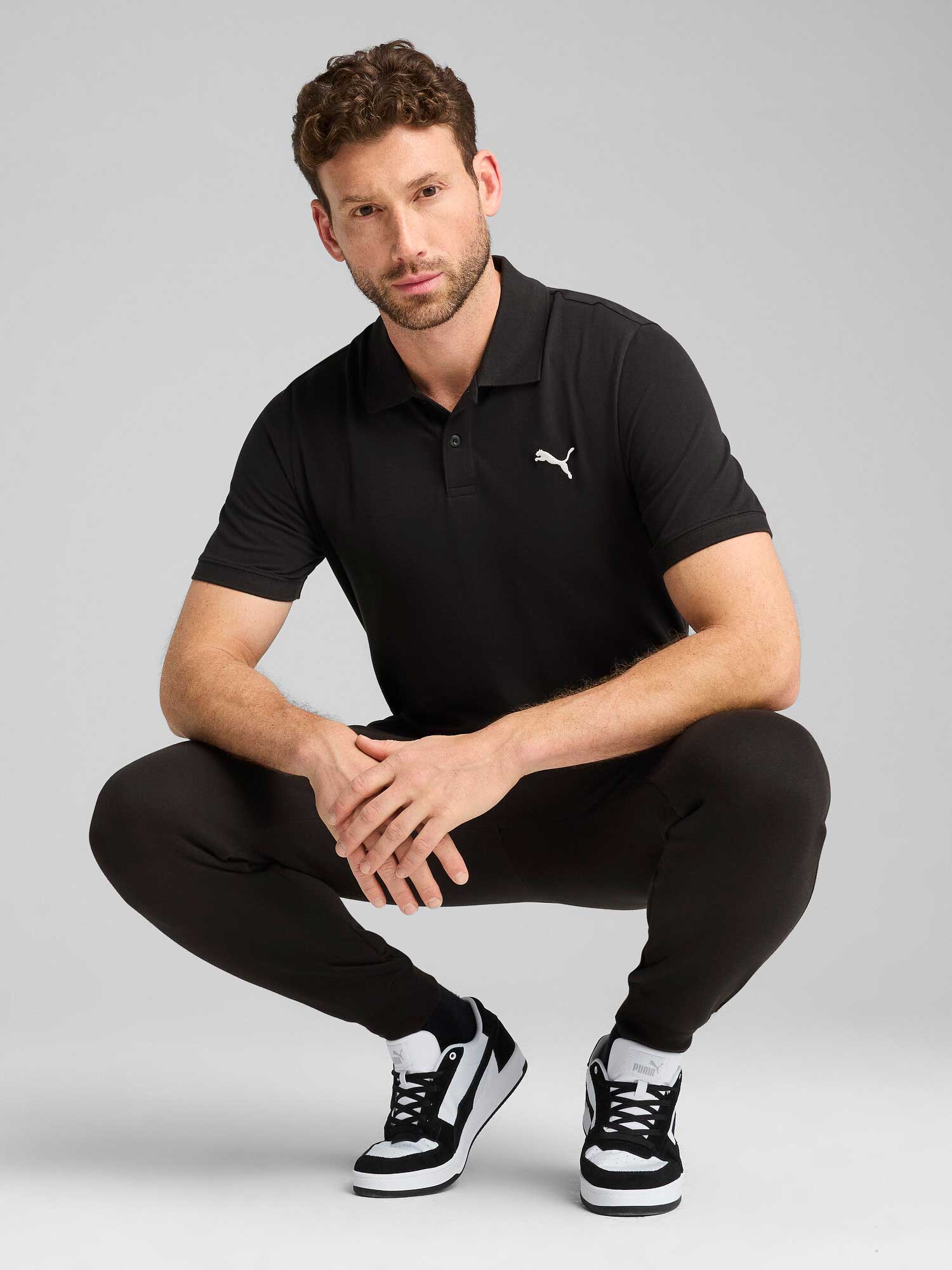 PUMA Тениска ESS Small Logo Pique Polo