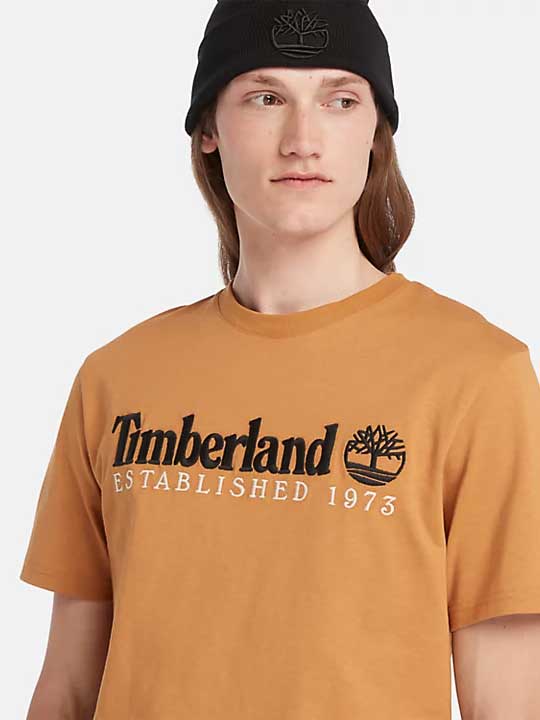 TIMBERLAND Тениска ESTABLISHED 1973 Embroidery