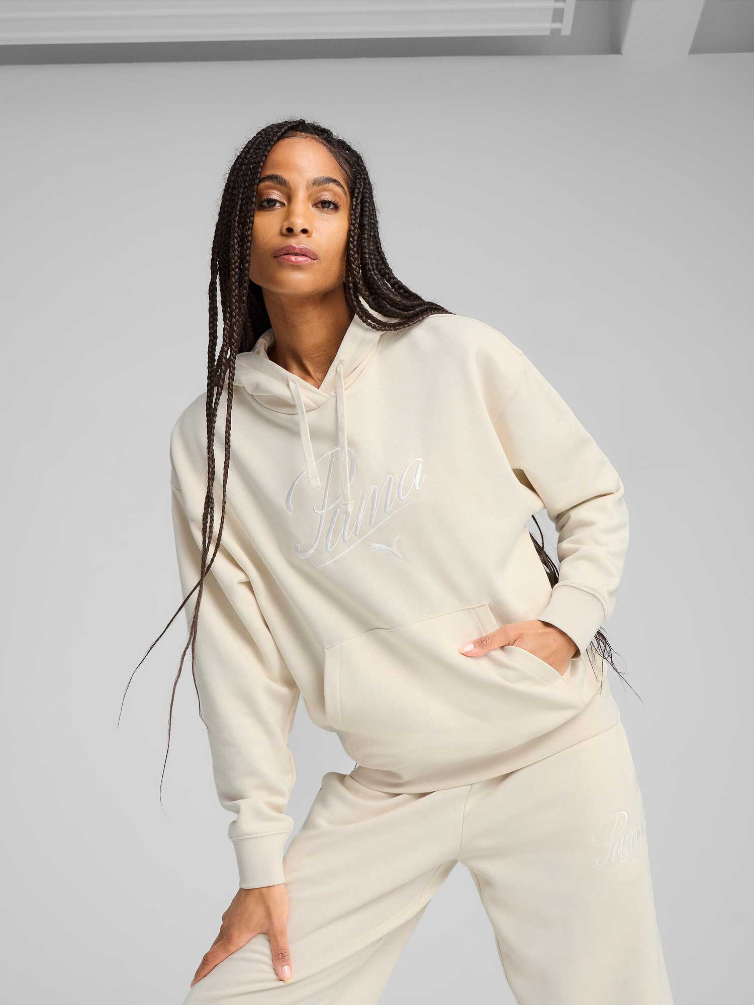 PUMA Суитшърт ESS SCRIPT Hoodie TR