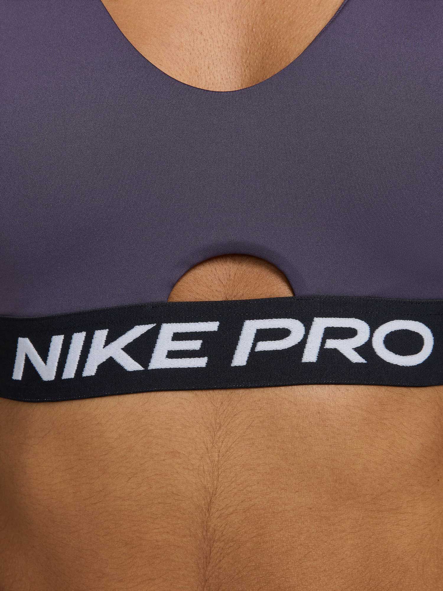 NIKE Спортен сутиен W NP INDY PLUNGE BRA SW