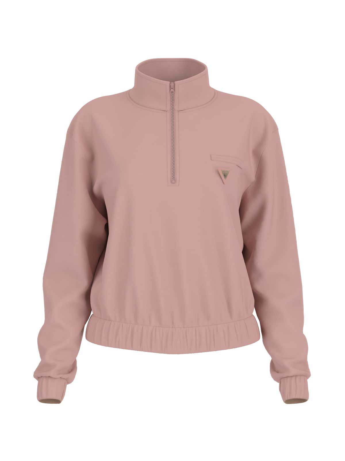 GUESS Блуза OLYMPE HALF ZIP SWEATSHIRT