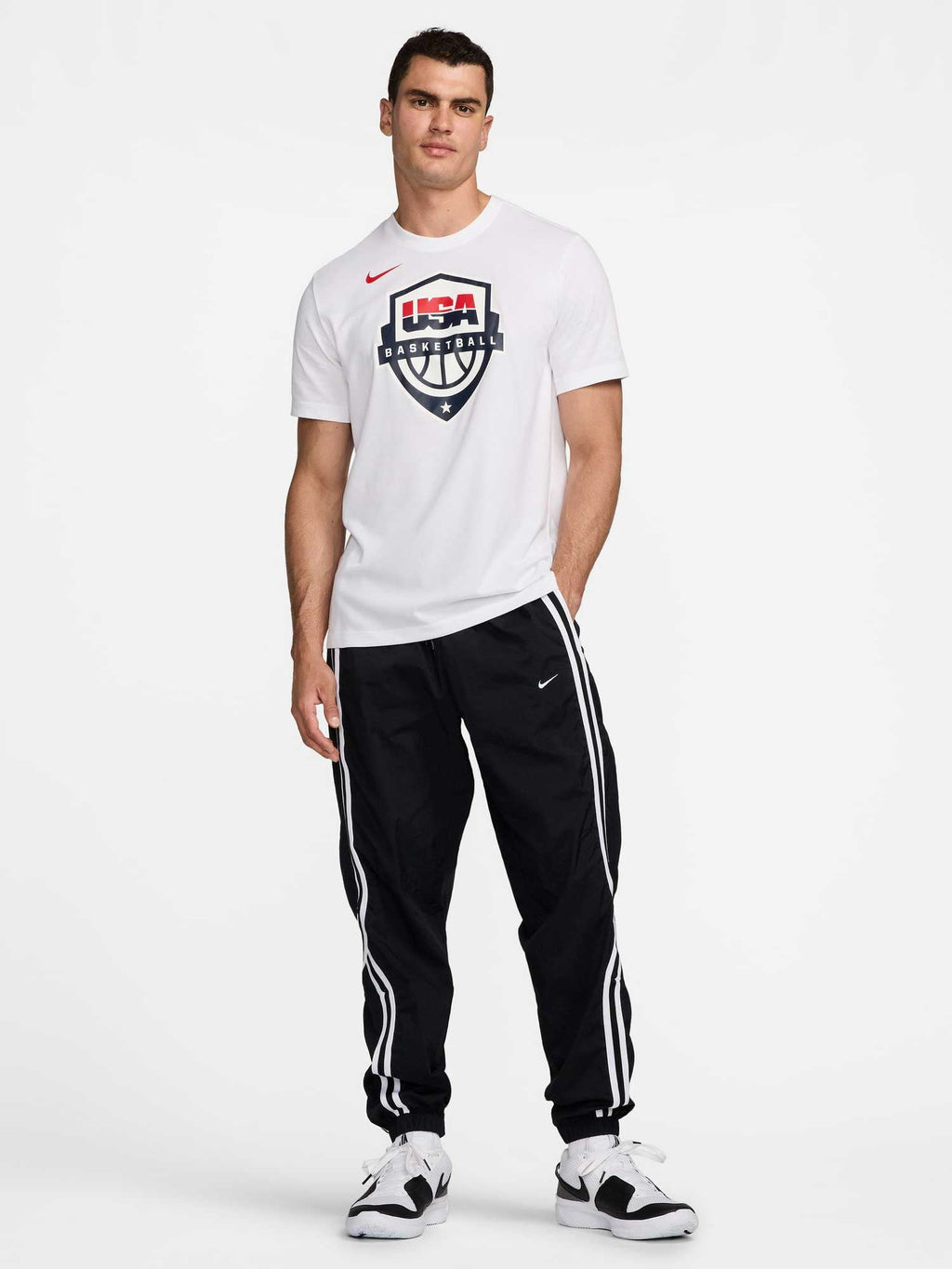 NIKE Тениска USA 24 M SS DFCT TEE O 24