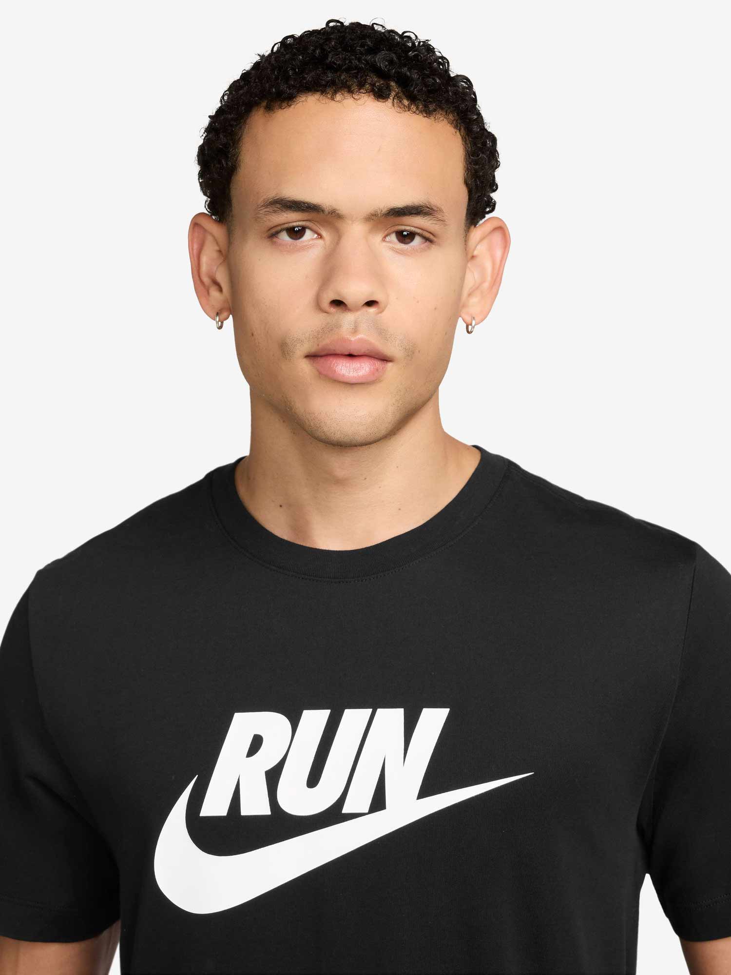 NIKE Тениска M NK DF TEE RUN SWOOSH