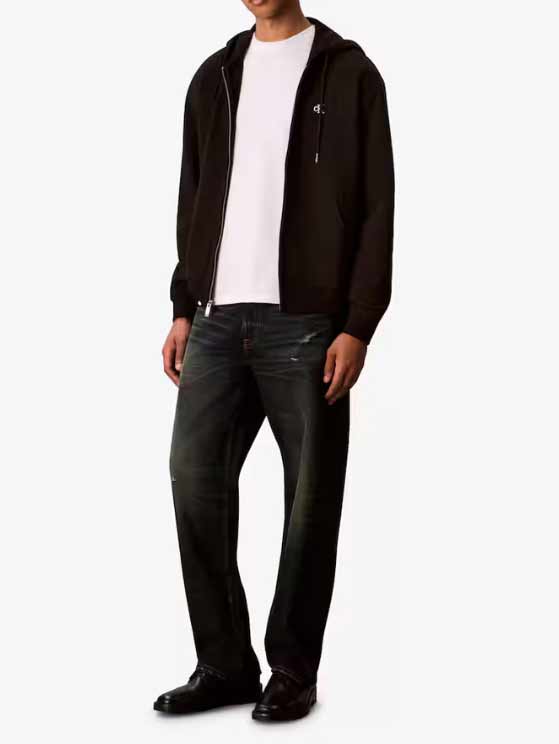 Calvin Klein Jeans Суитшърт LS EU 350TERRY MONOGRAM FZ HOO