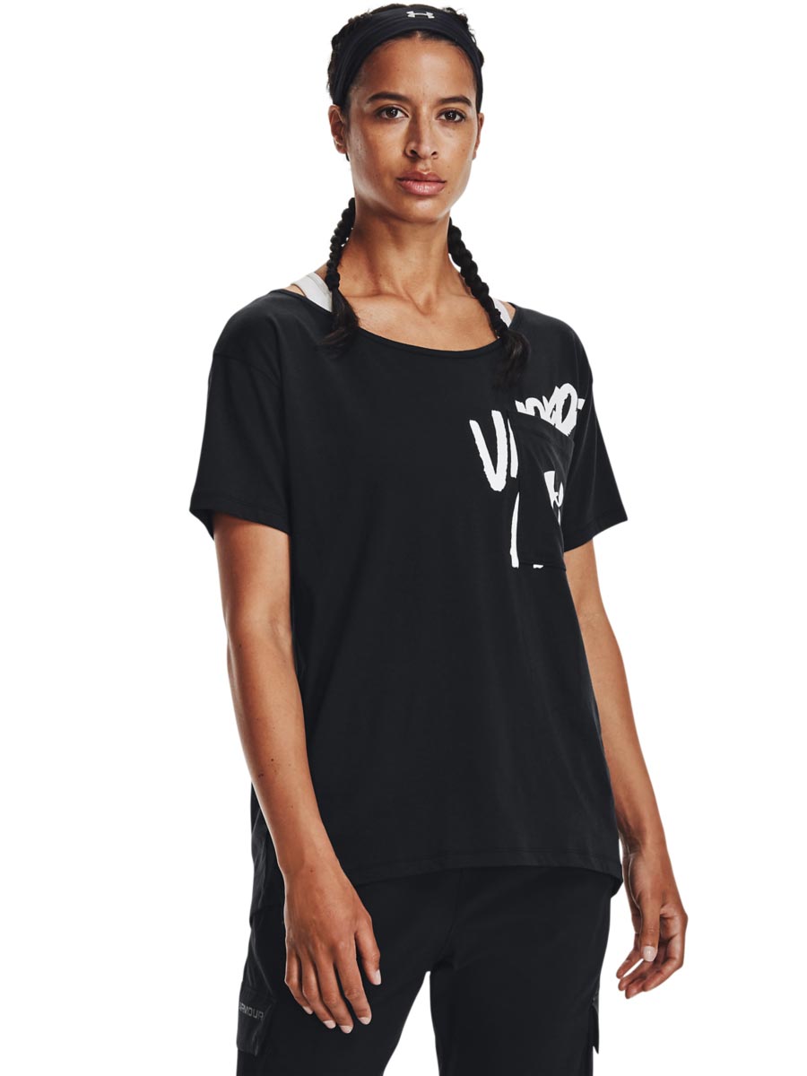 UNDER ARMOUR Тениска Lve Overszed Graphic