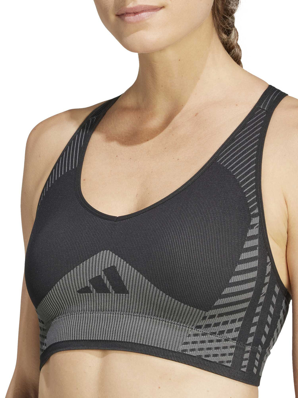 ADIDAS PERFORMANCE Спортен сутиен AEROKNIT Training Light Support Bra