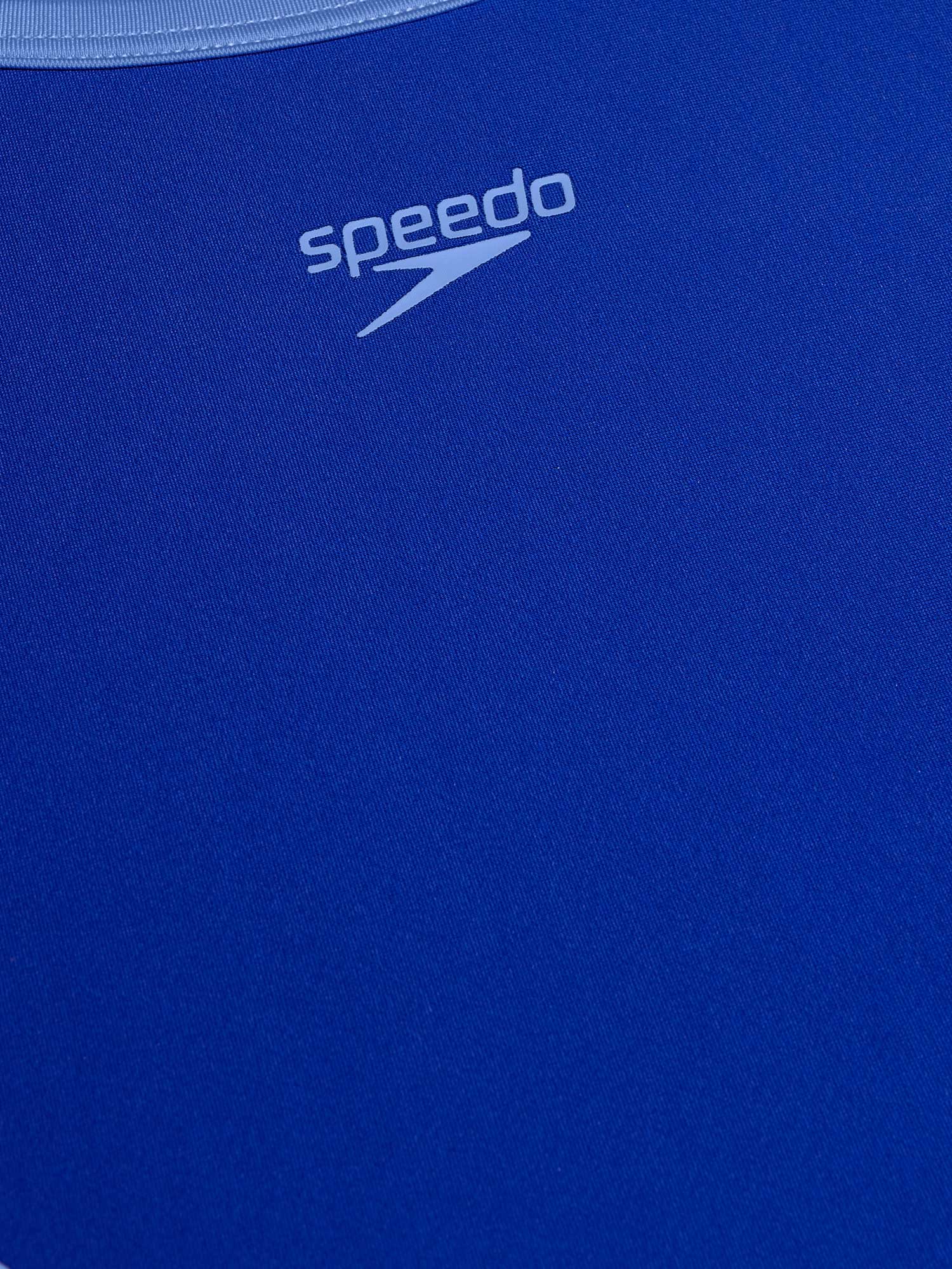 SPEEDO Цял бански GIRLS PLASTISOL PLACEMENT MUSCLEBACK