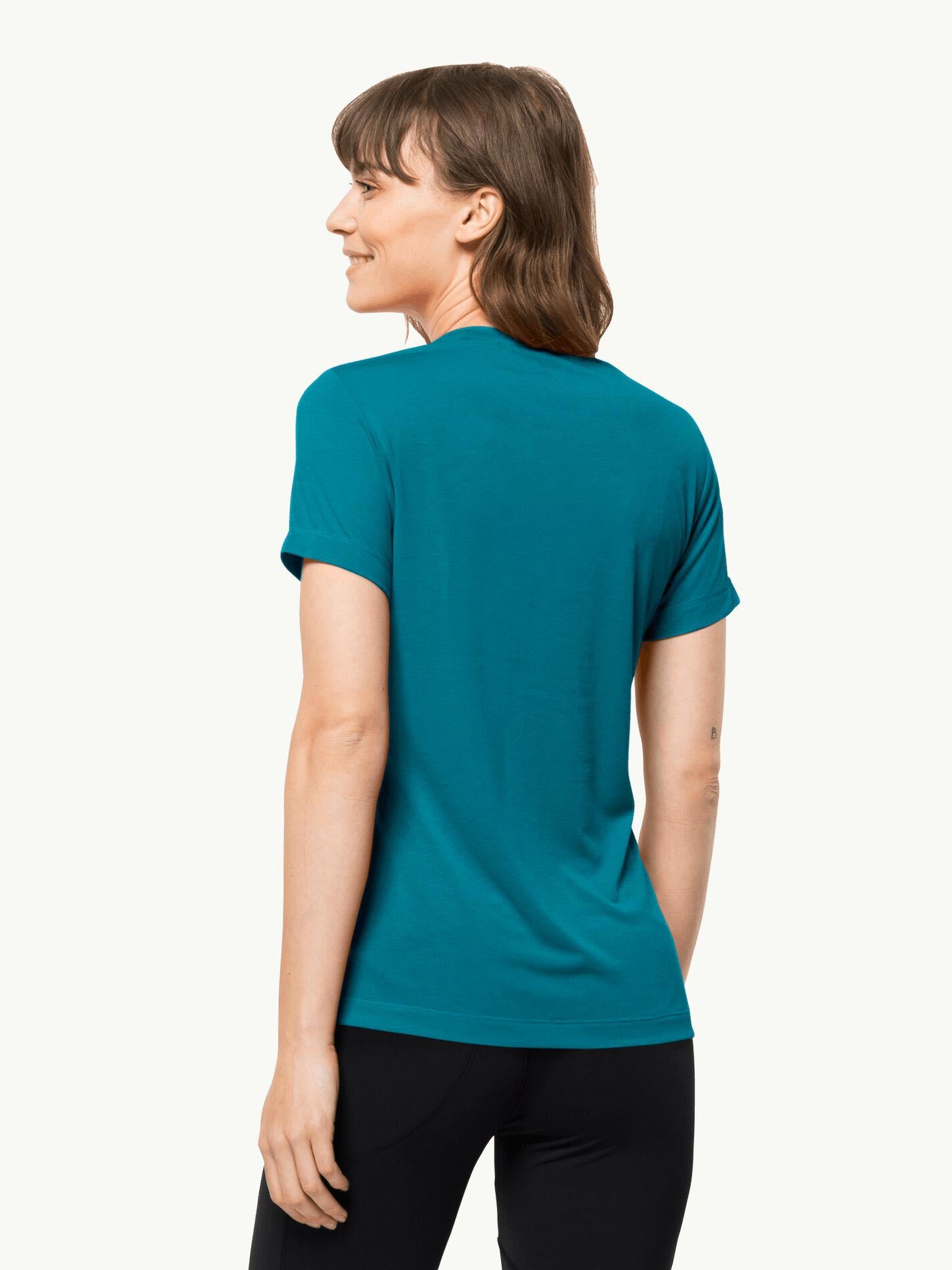 JACK WOLFSKIN Тениска HIKING S/S GRAPHIC T W