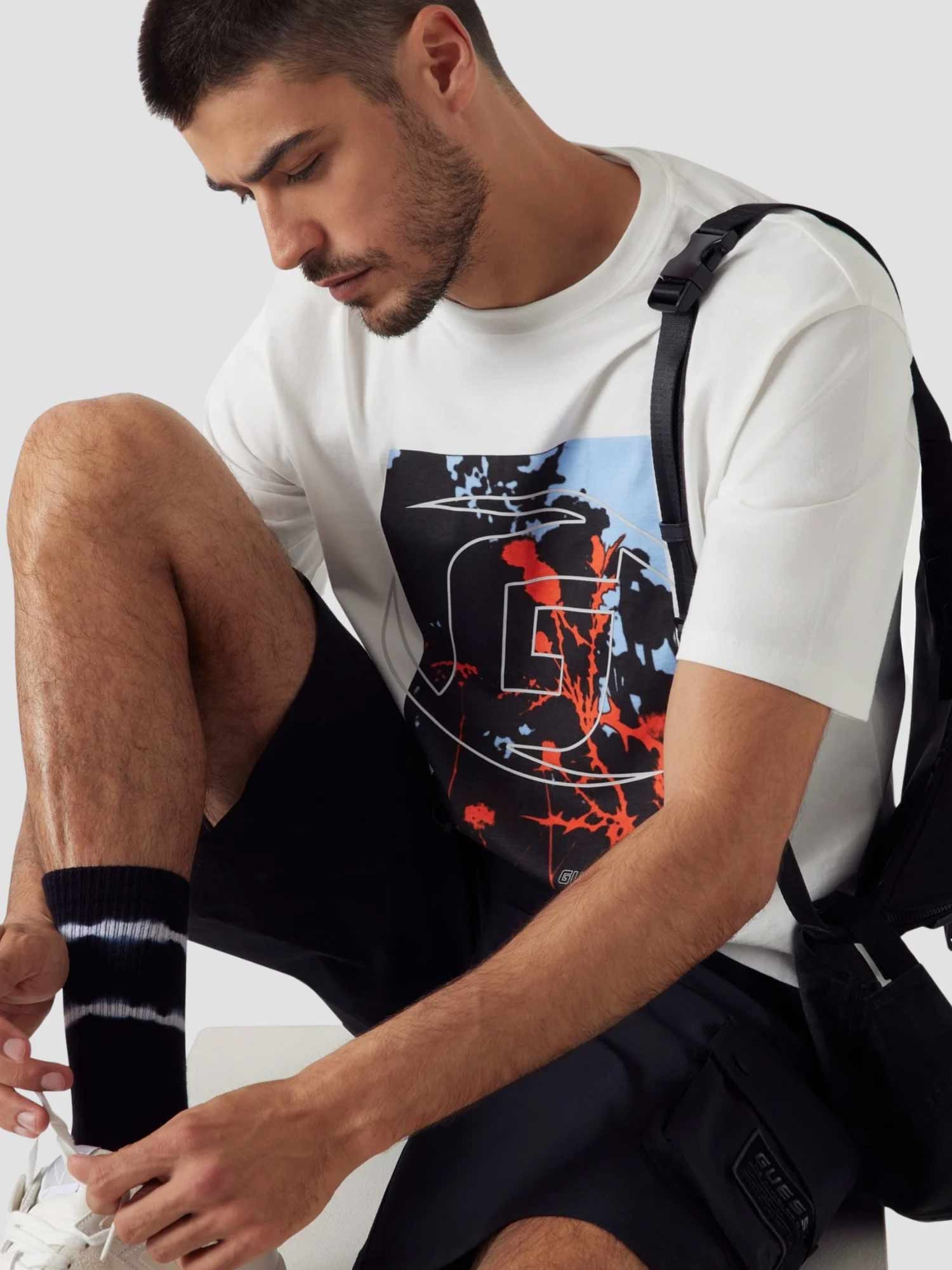 GUESS Тениска RINALDO CN T-SHIRT