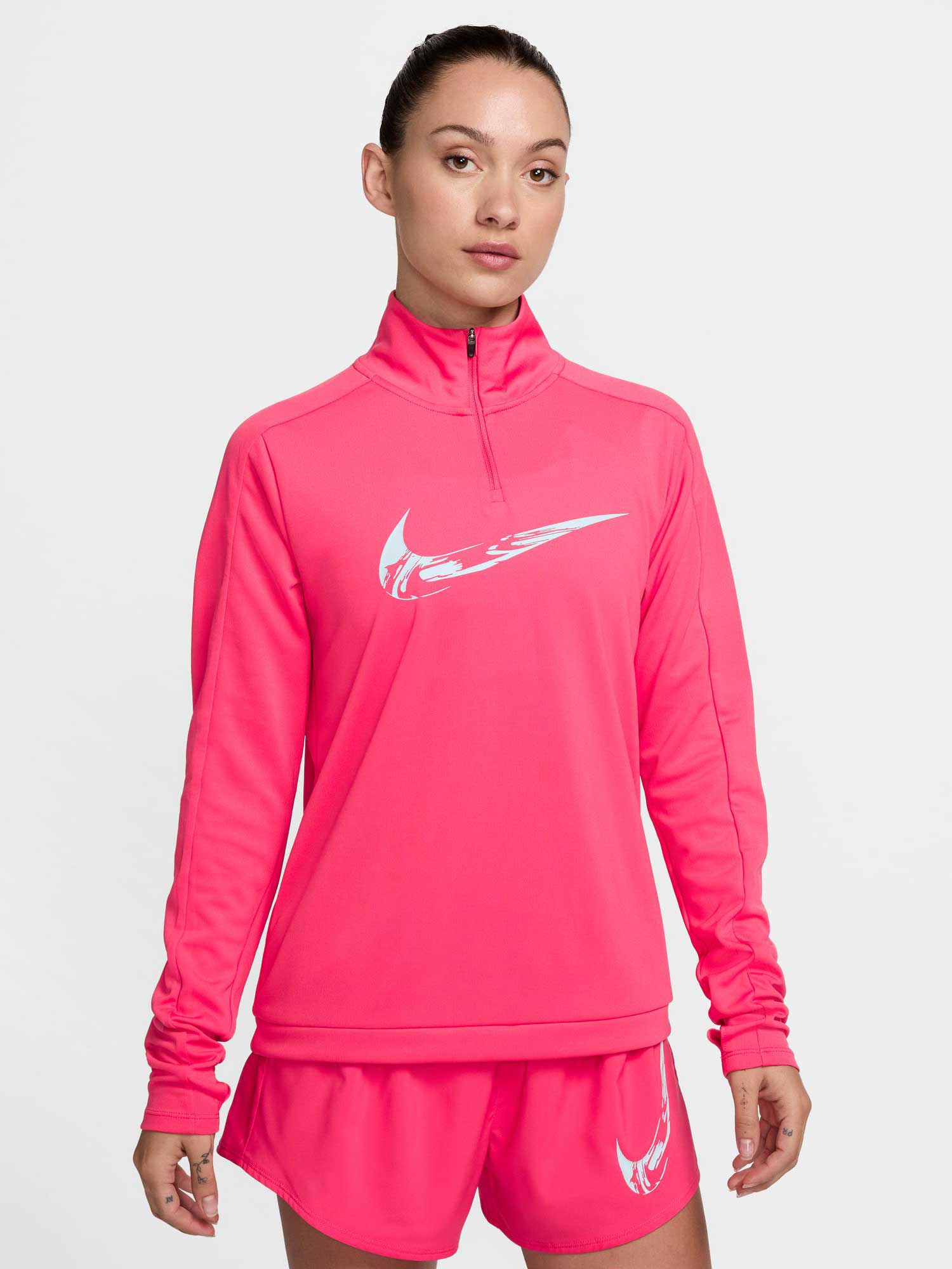 NIKE Блуза W NK SWSH HBR HZ MID