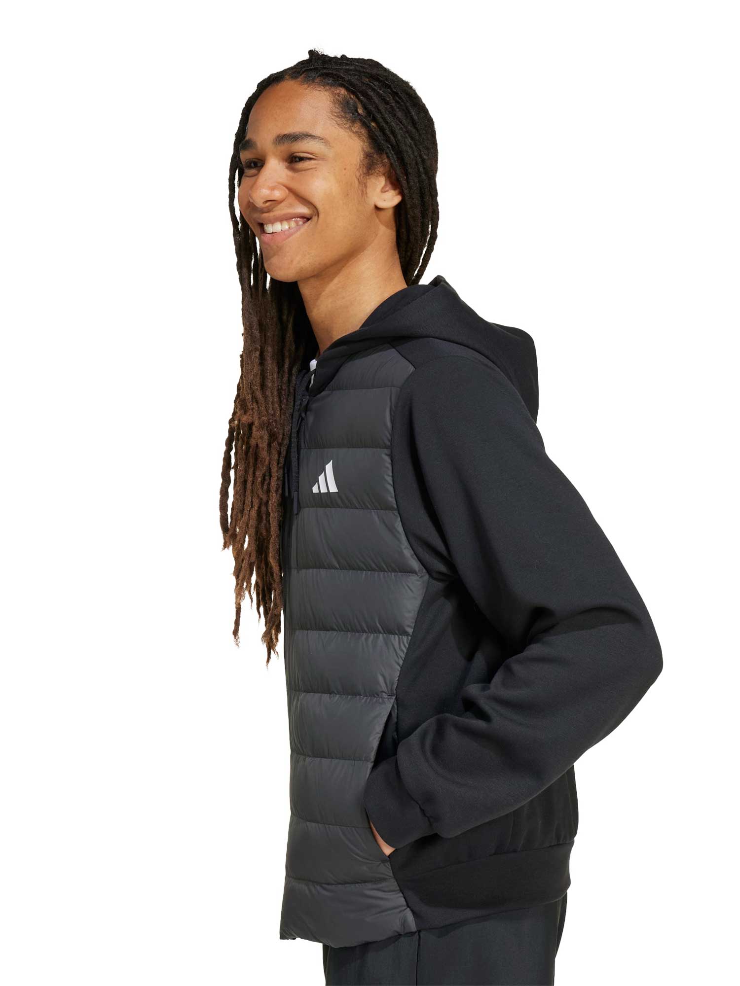 ADIDAS SPORTSWEAR Яке Essentials CLIMAWARM Hybrid Down Hooded Jacket