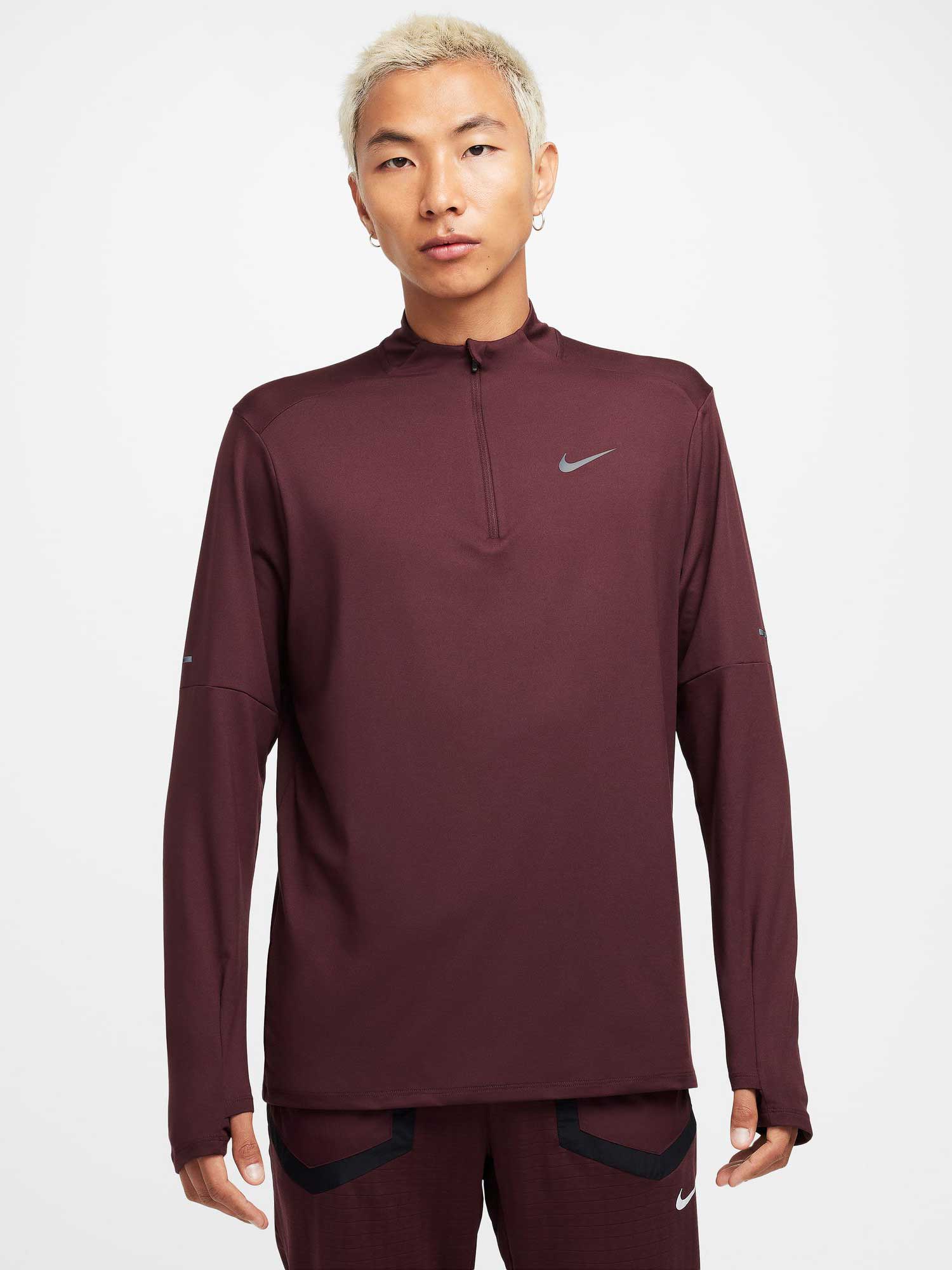 NIKE Блуза M NK DF ELMNT TOP HZ