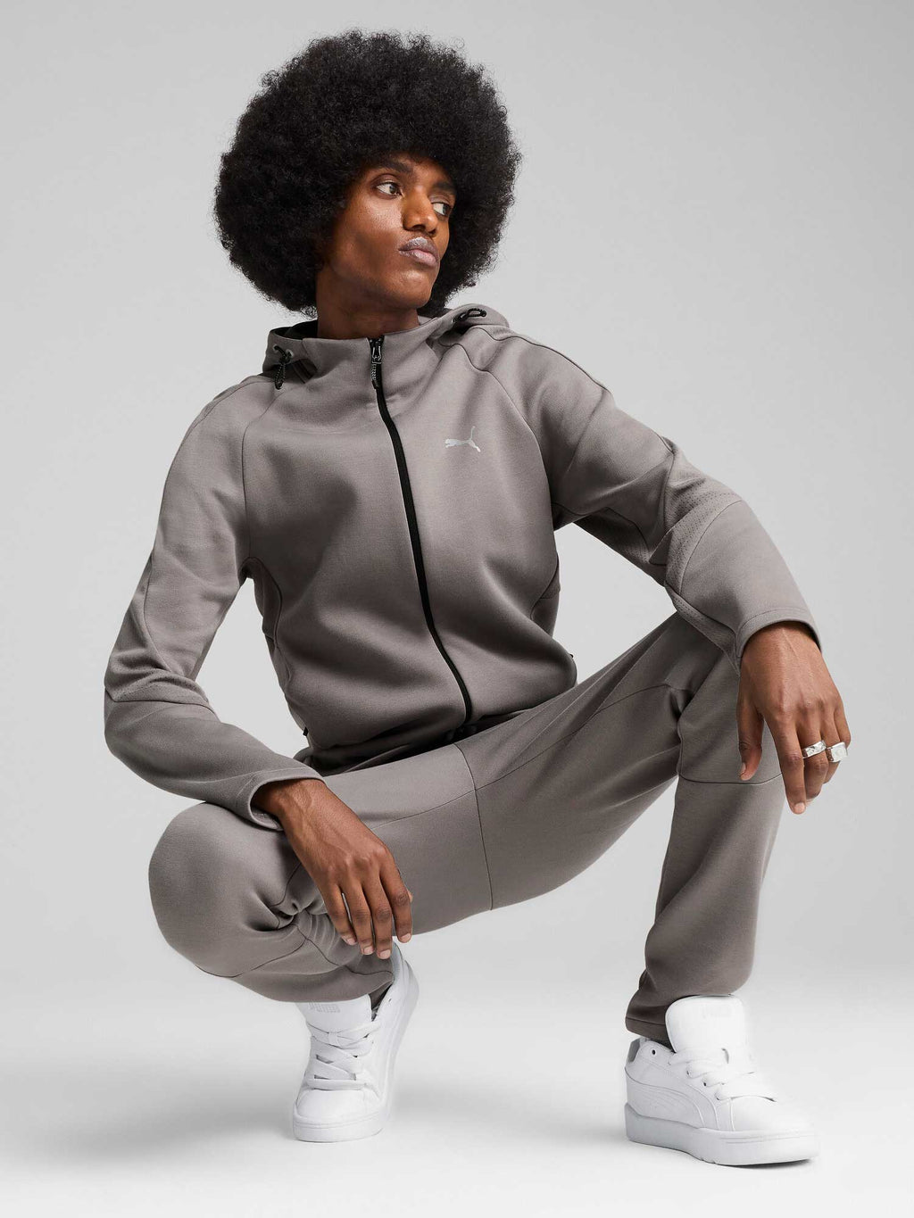 PUMA Суитшърт EVOSTRIPE Full-Zip Hoodie DK