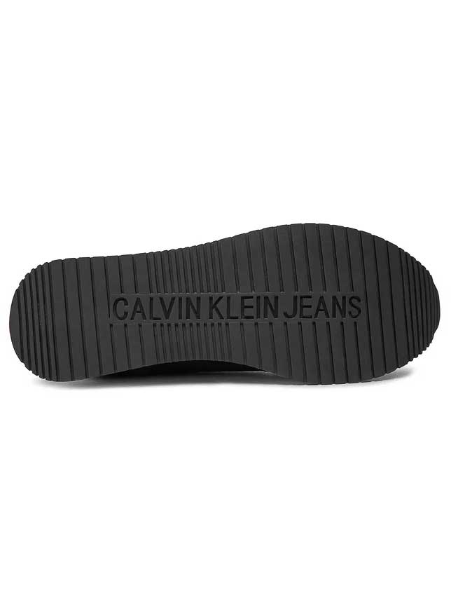 Calvin Klein Jeans Обувки RETRO RUNNER LOW LTH IN SAT