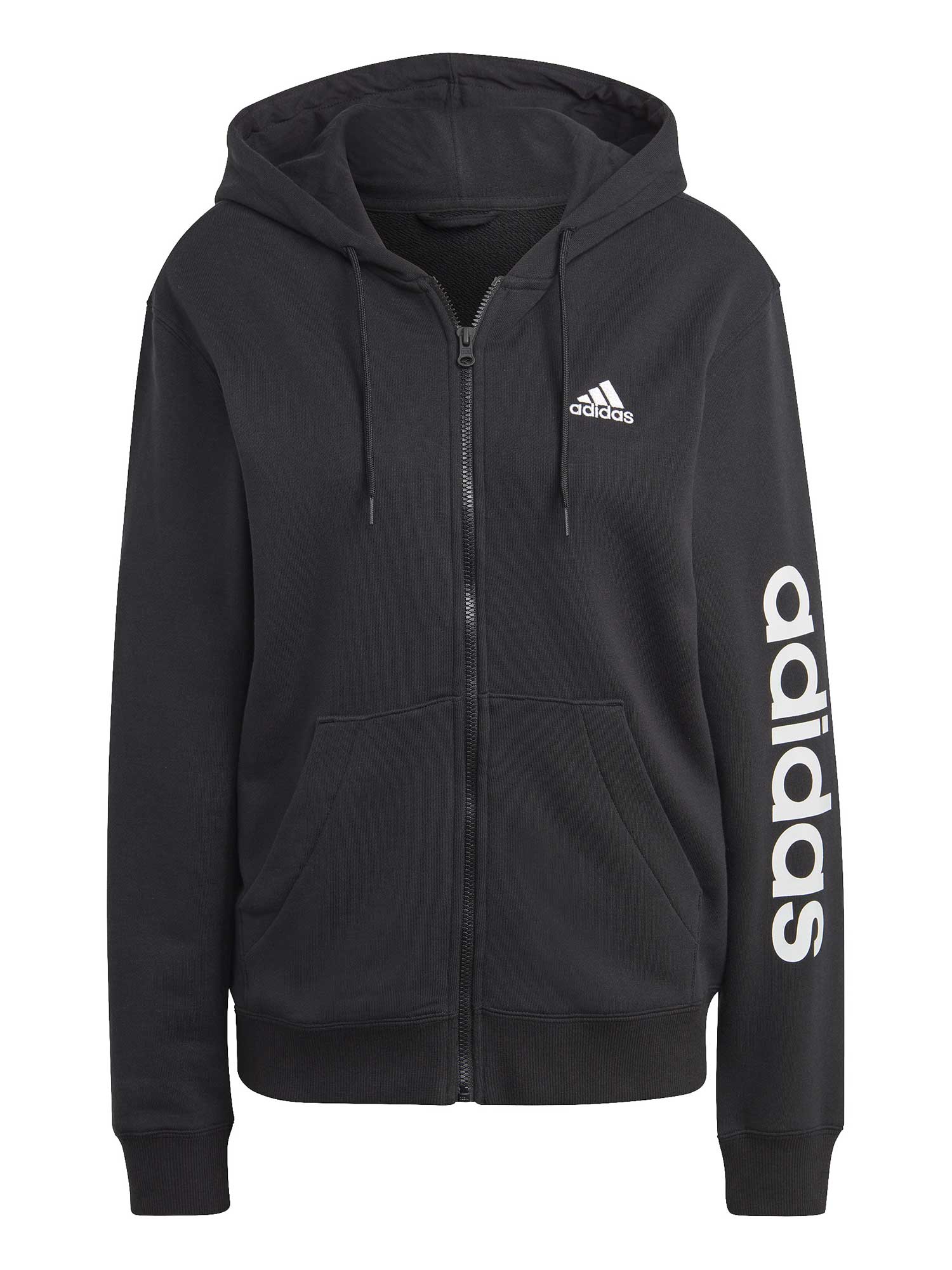 ADIDAS SPORTSWEAR Суитшърт Essentials Linear Full-Zip French Terry