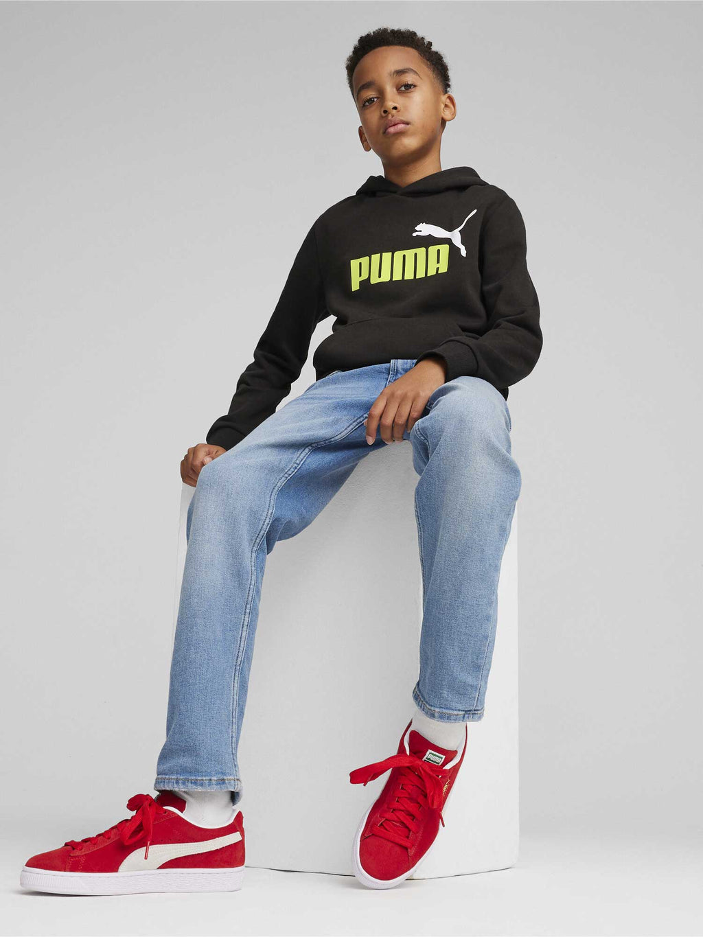 PUMA Суитшърт ESS+ 2 Col Big Logo Hoodie FL B