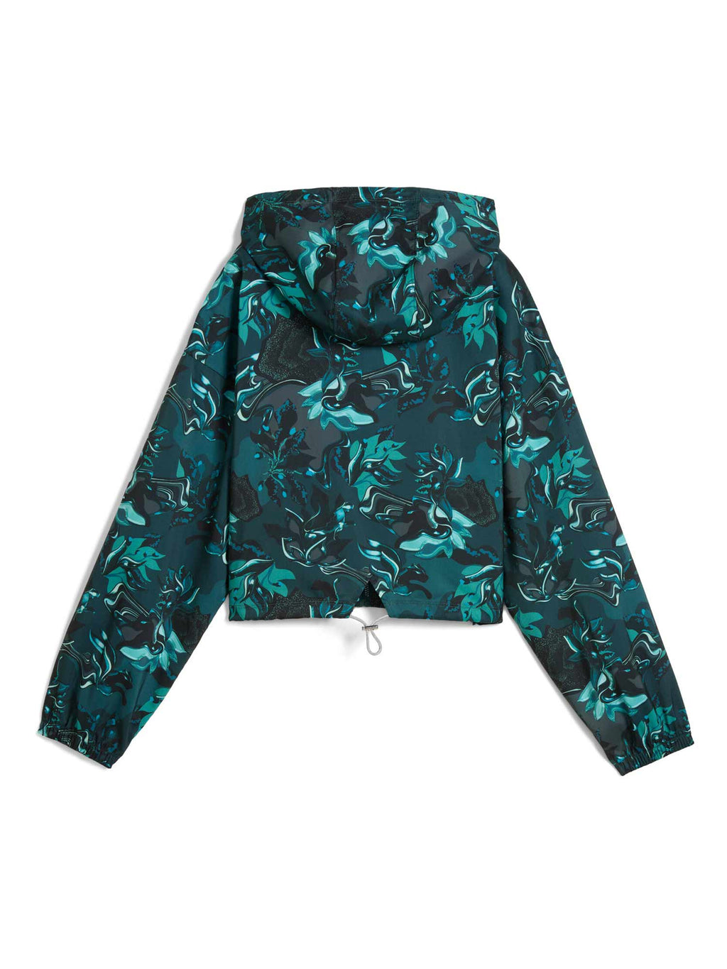 PUMA Спортно горнище W GREEN TERRAINS WOVEN JACKET AOP