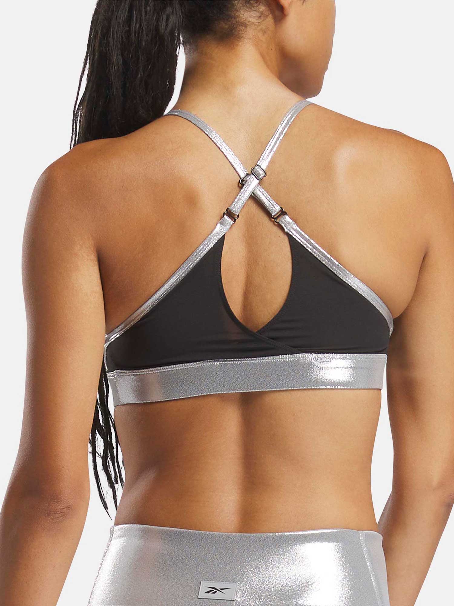 REEBOK Спортен сутиен LUX CHROME STRAPPY BRA