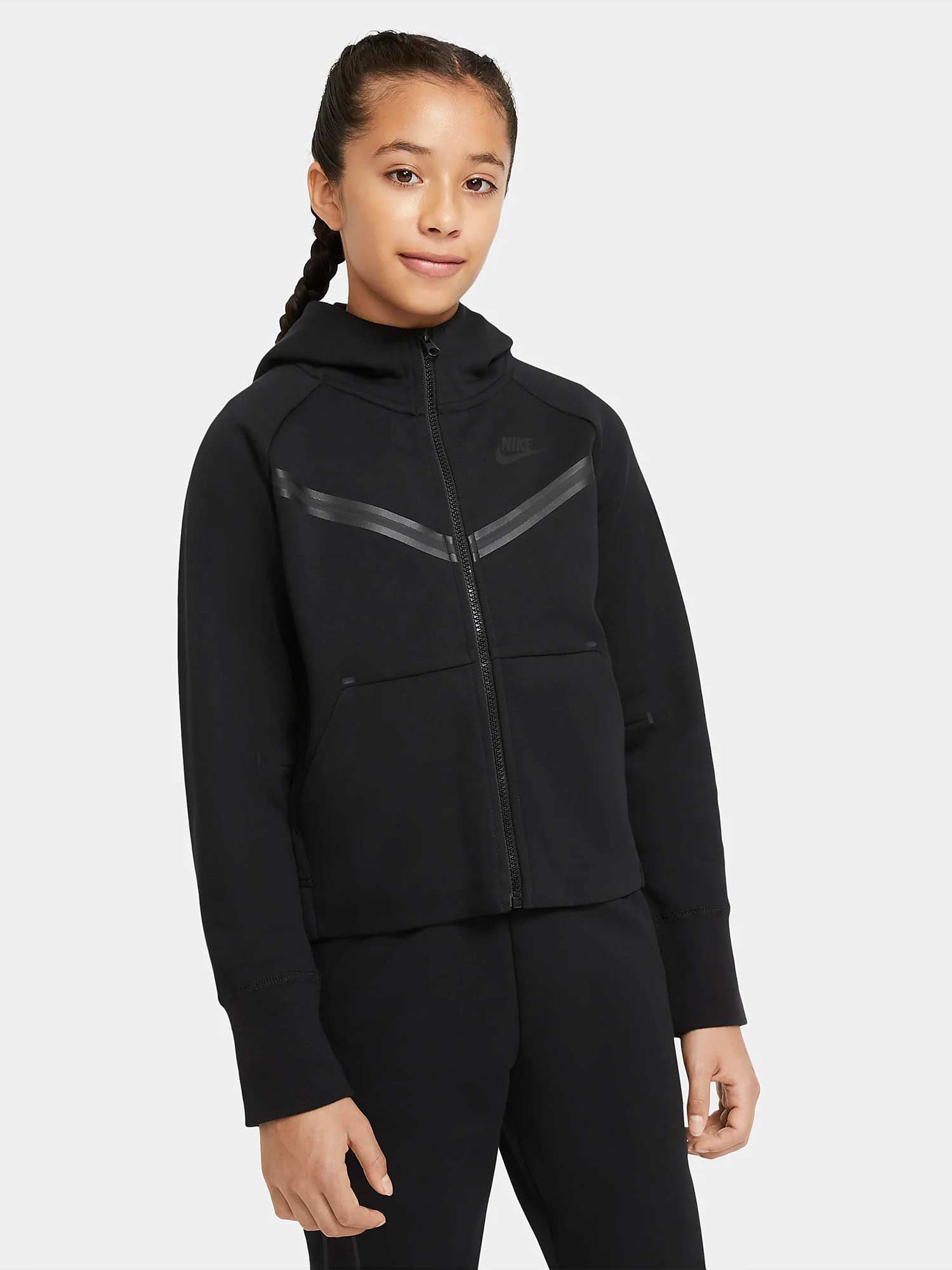 NIKE Суитшърт G NSW TCH FLC WR HOODIE FZ
