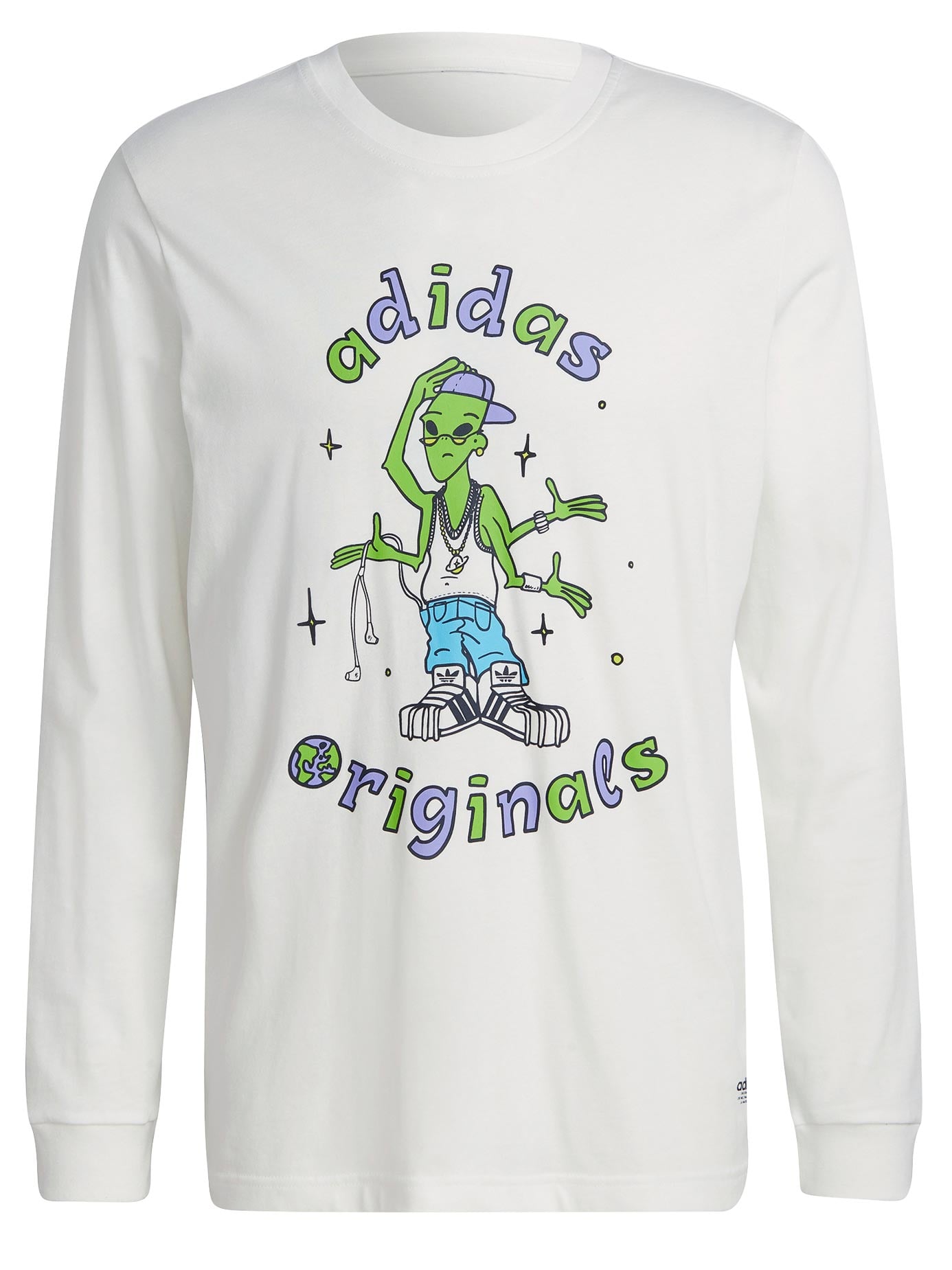 ADIDAS ORIGINALS Блуза Graphics Stoked Alien Long Sleeve