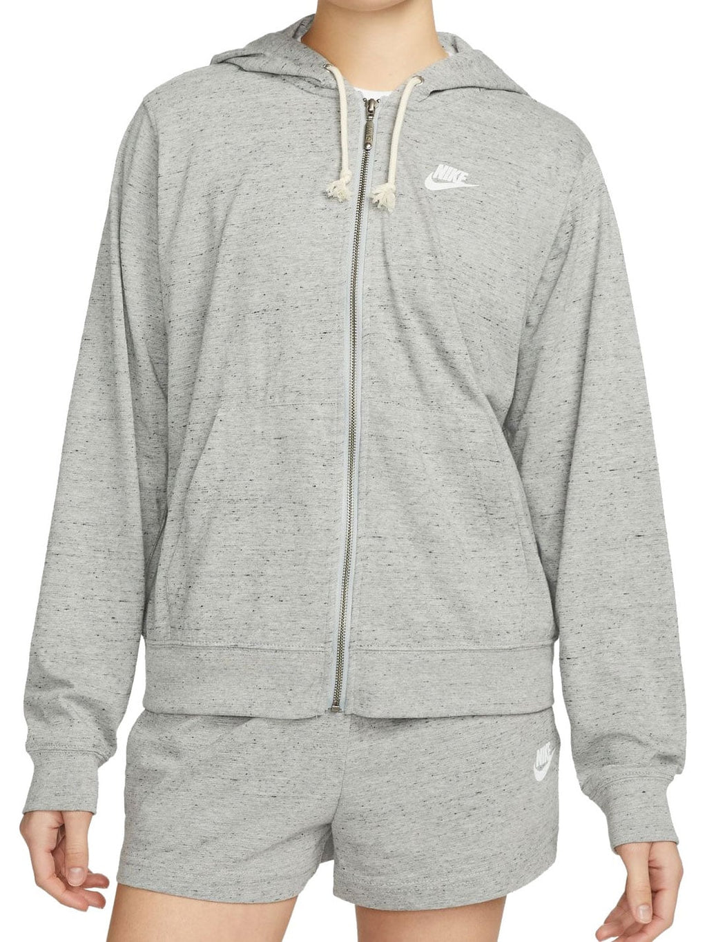 NIKE Суитшърт W NSW GYM VNTG EASY FZ HOODIE
