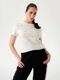 GUESS Тениска GLORIA PEONY SS T-SH