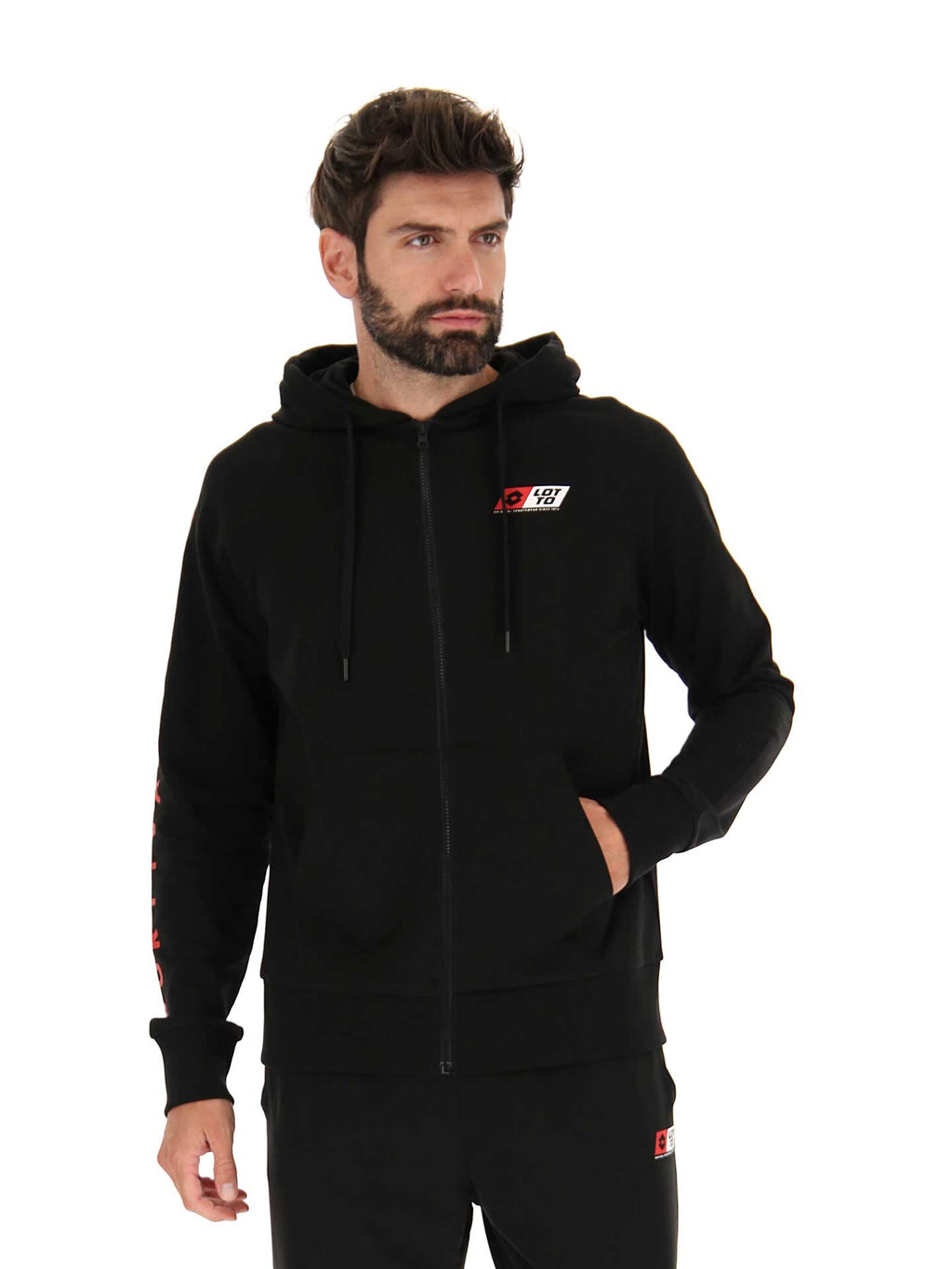 LOTTO Суитшърт LOGO UNO SWEAT FZ HD