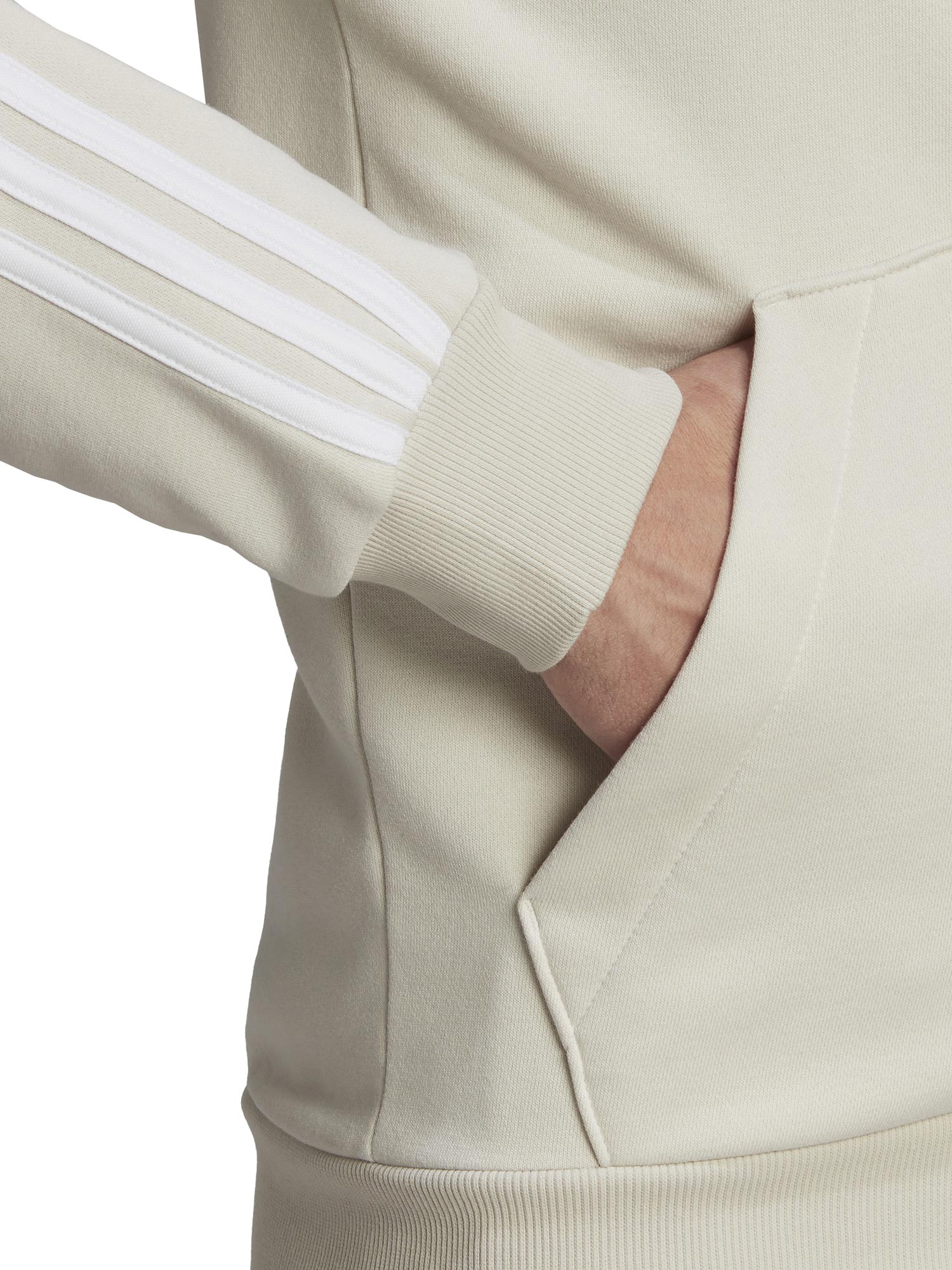ADIDAS SPORTSWEAR Суитшърт Essentials Fleece 3-Stripes Full-Zip