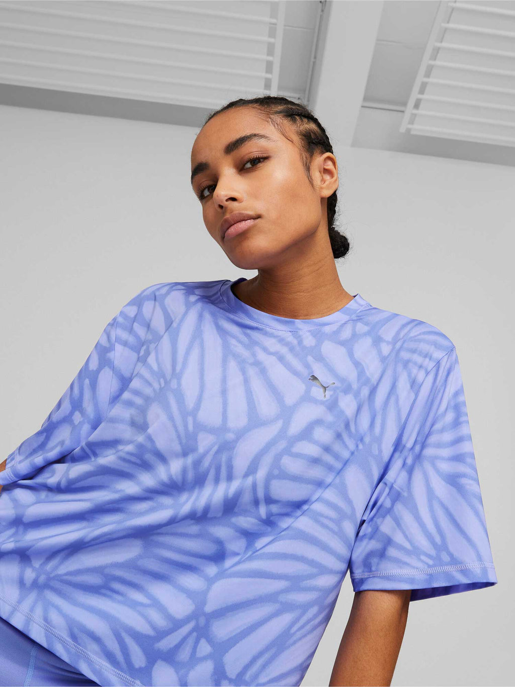 PUMA Тениска Train Favorite AOP CROP