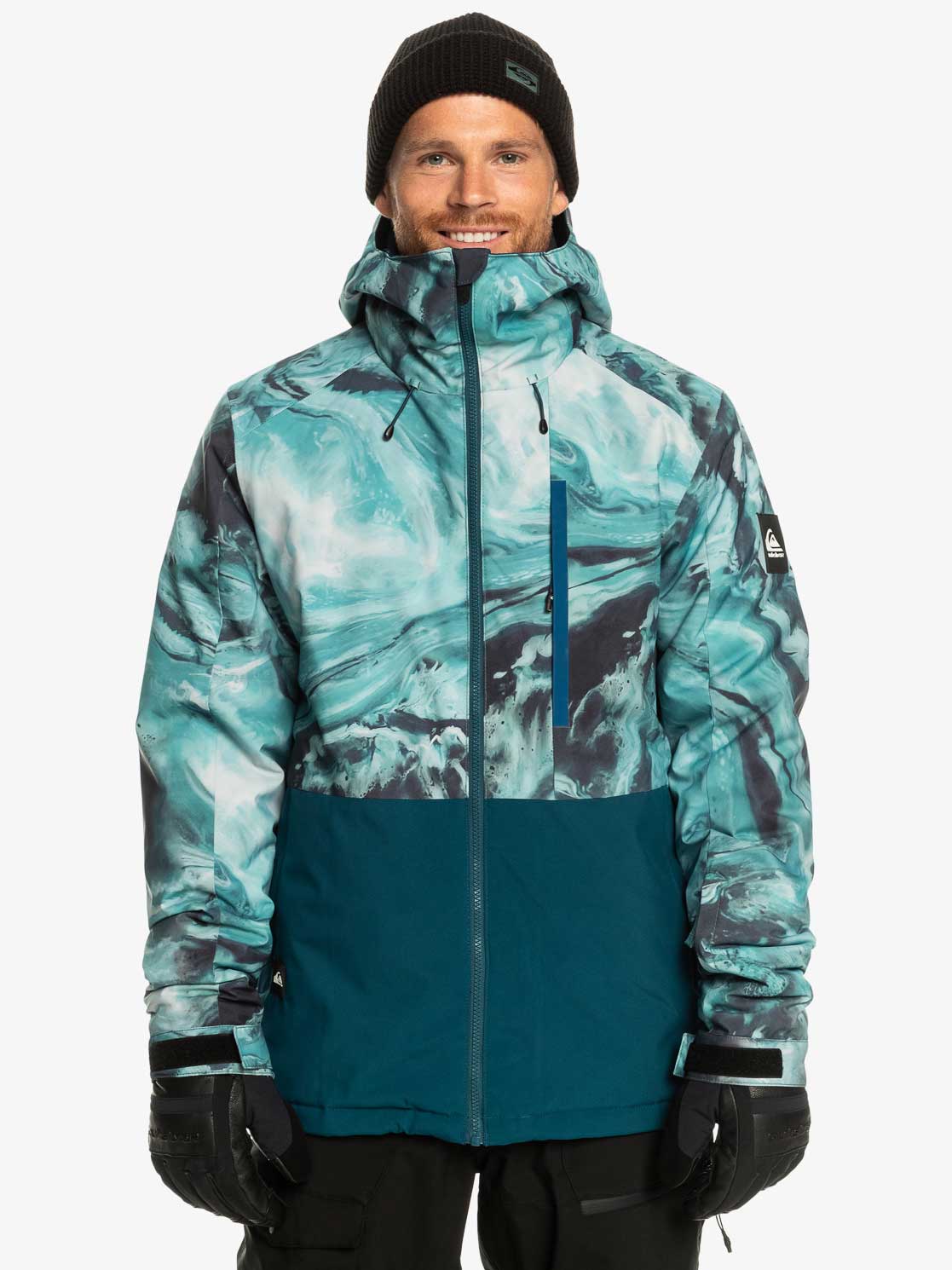 QUIKSILVER Сноуборд яке MISSION PRINTED BLOCK JK