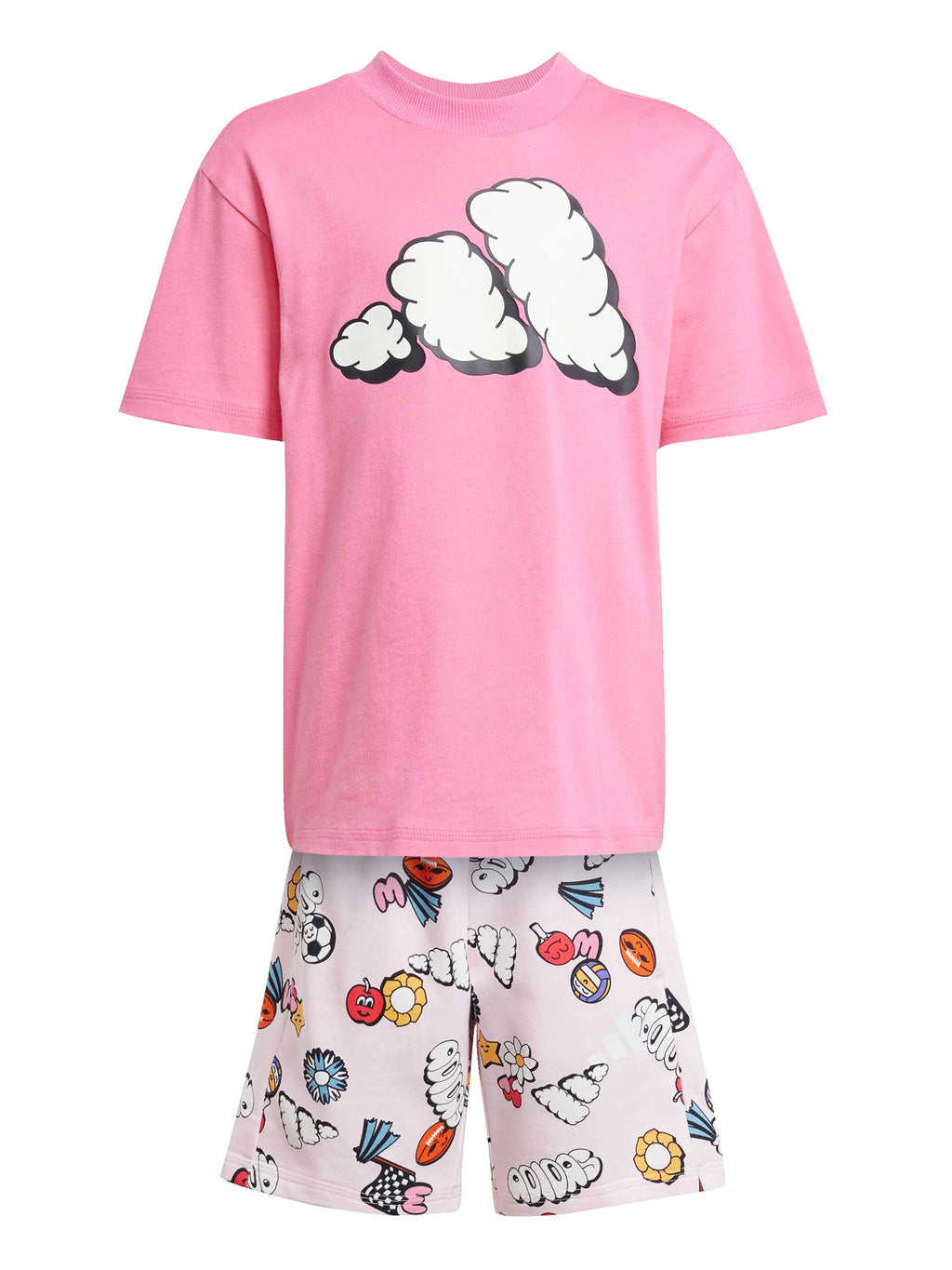 ADIDAS SPORTSWEAR Спортен екип Seasonal Essentials Fun Tee Set Kids