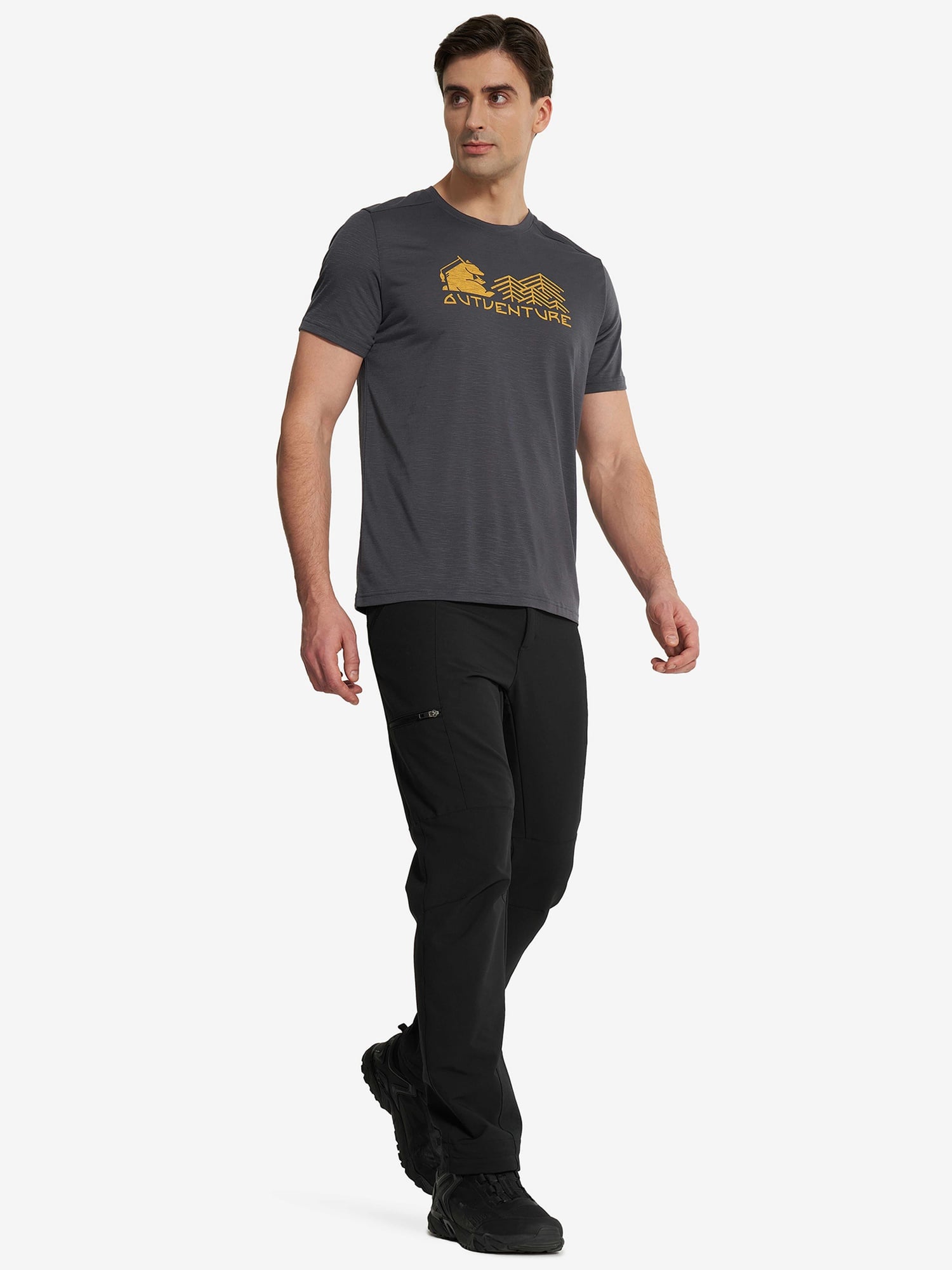 OUTVENTURE Тениска Cheget Hiking Mens Graphic Short