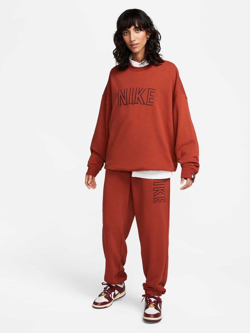 NIKE Блуза W NSW FT OS FLC CREW SW